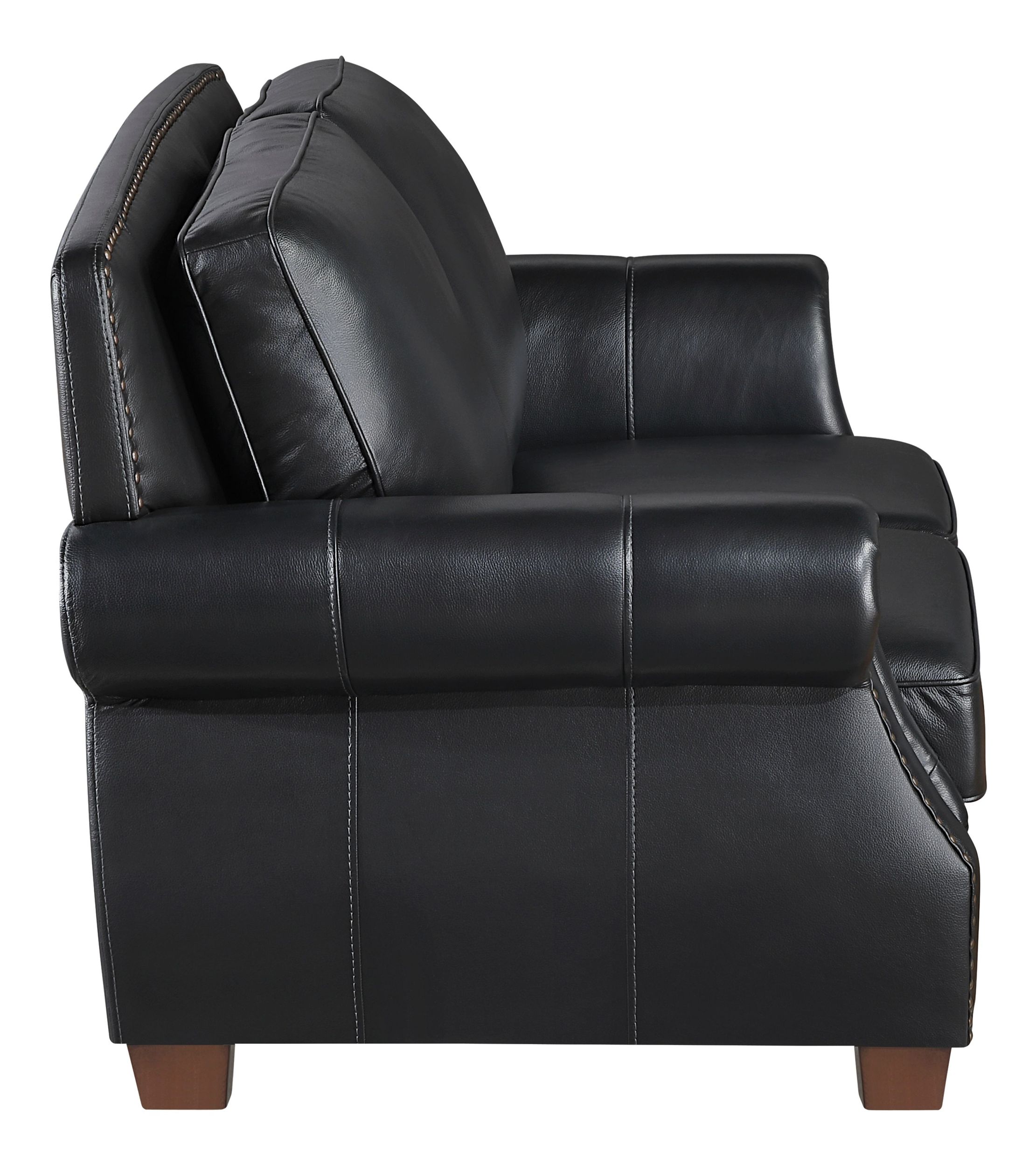 Remington Leather Loveseat