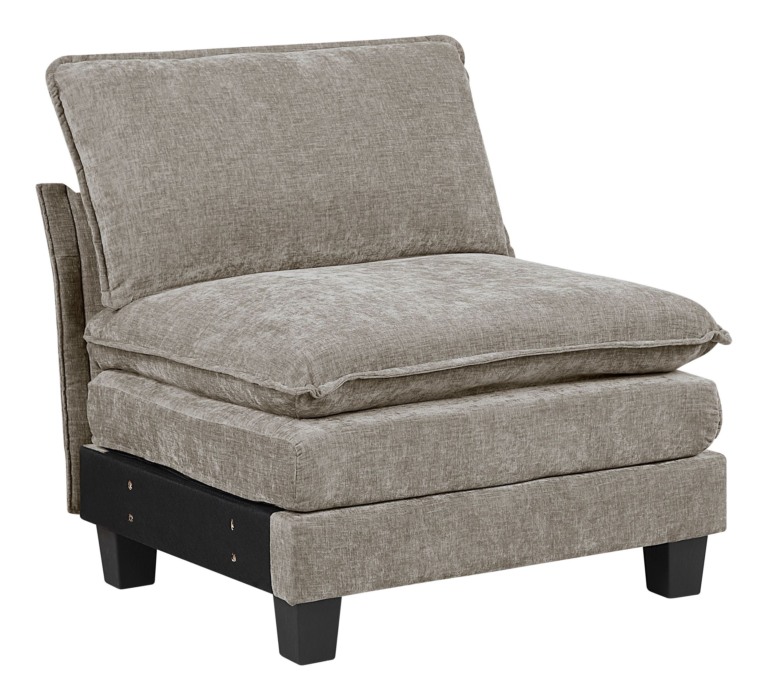 Dublin U-Shaped Chenille 5‑Piece Modular Sectional with Ottomans