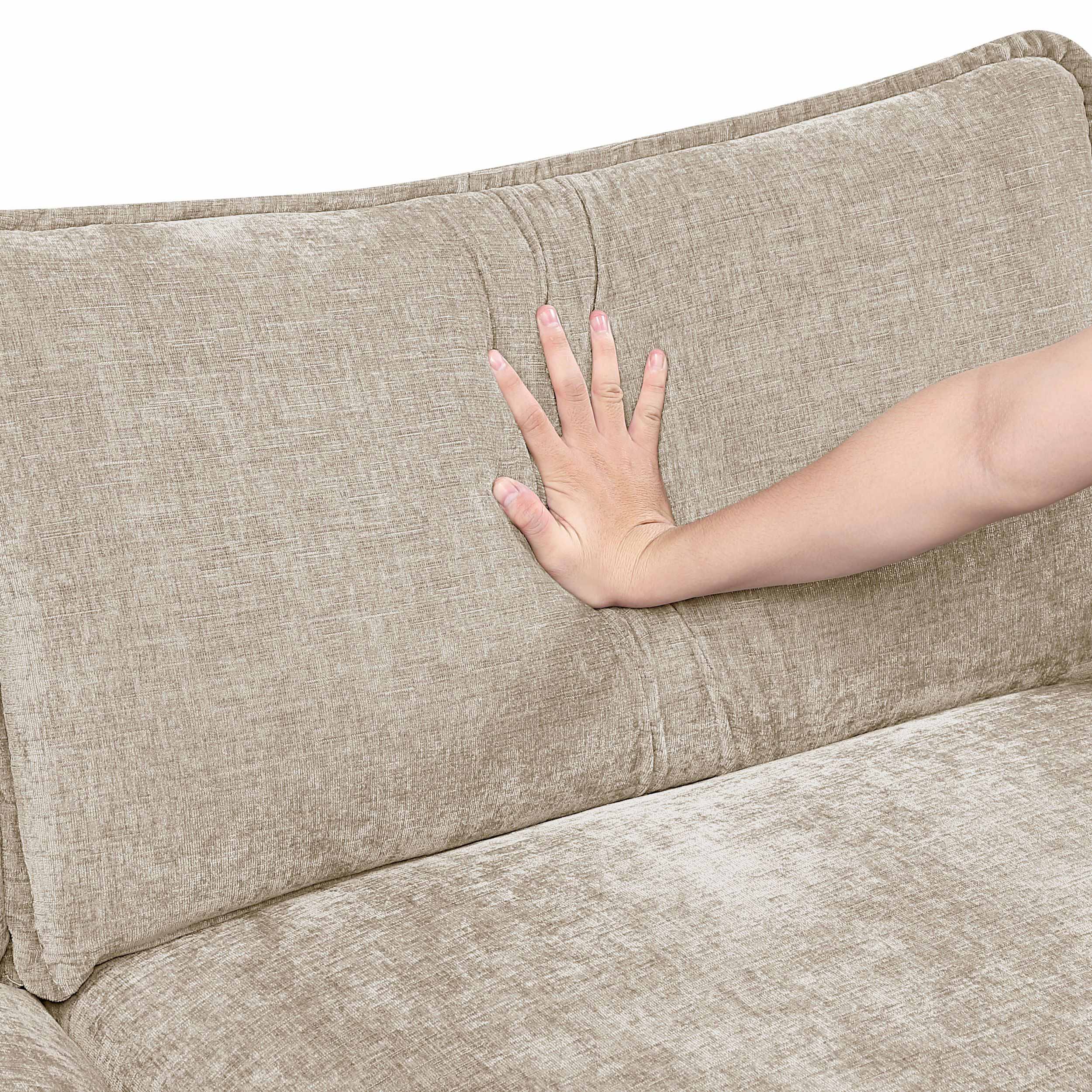 Dublin U-Shaped Chenille 5‑Piece Modular Sectional with Ottomans