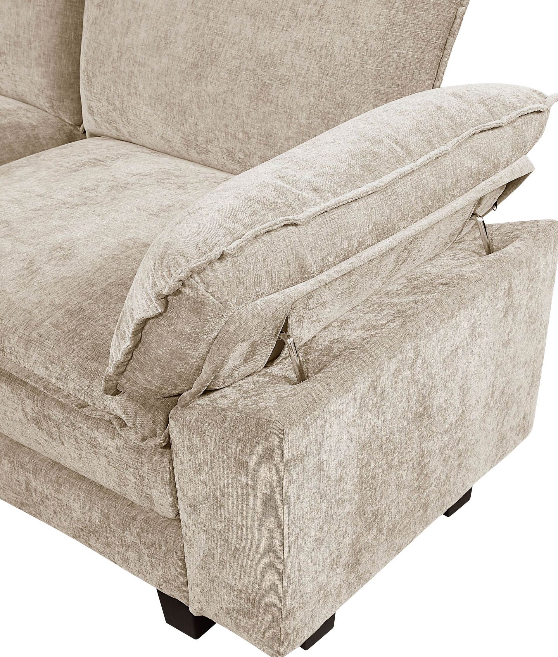 Dublin U-Shaped Chenille 5‑Piece Modular Sectional with Ottomans