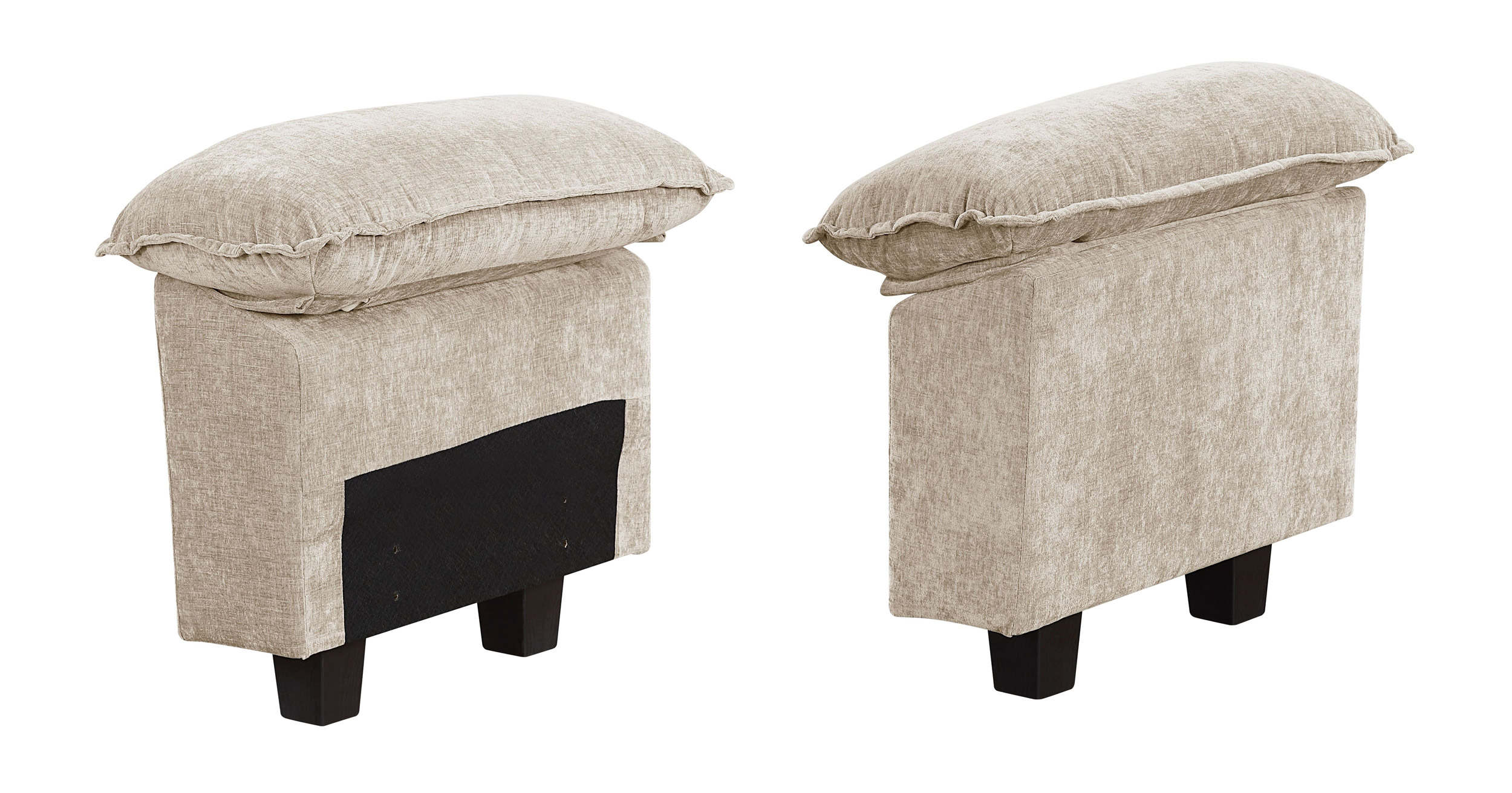 Dublin U-Shaped Chenille 5‑Piece Modular Sectional with Ottomans