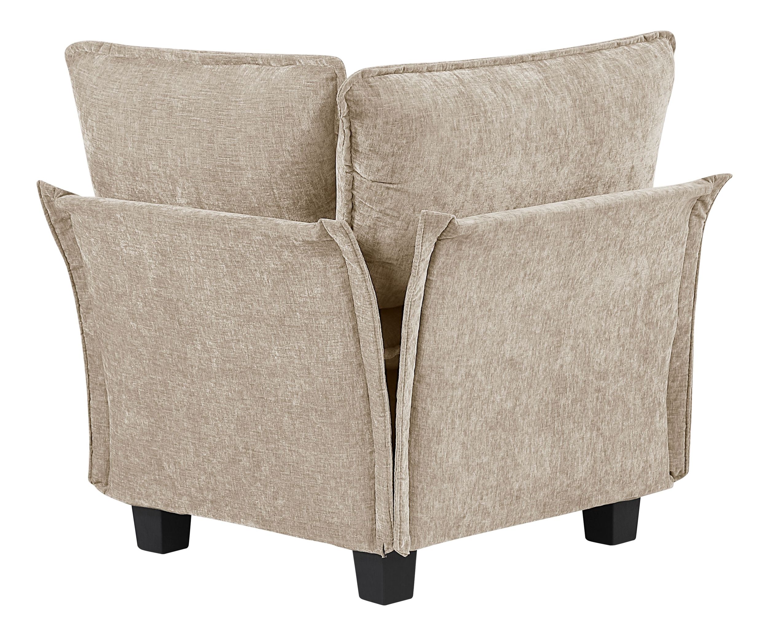 Dublin U-Shaped Chenille 5‑Piece Modular Sectional with Ottomans