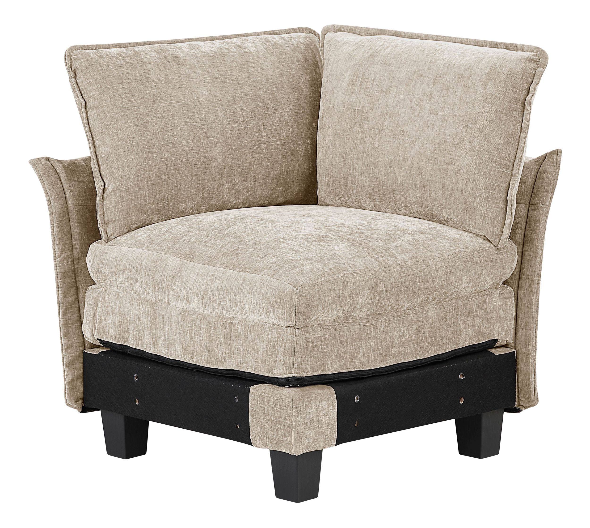 Dublin L-Shaped Chenille 5‑Piece Modular Sectional