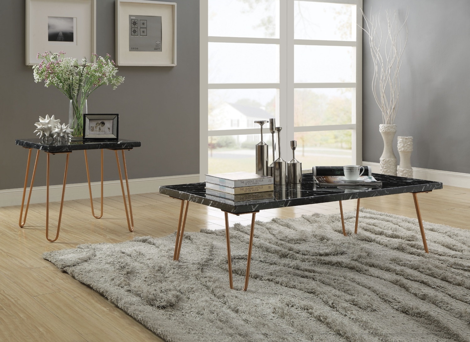 Telestis Marble Rectangular Coffee Table