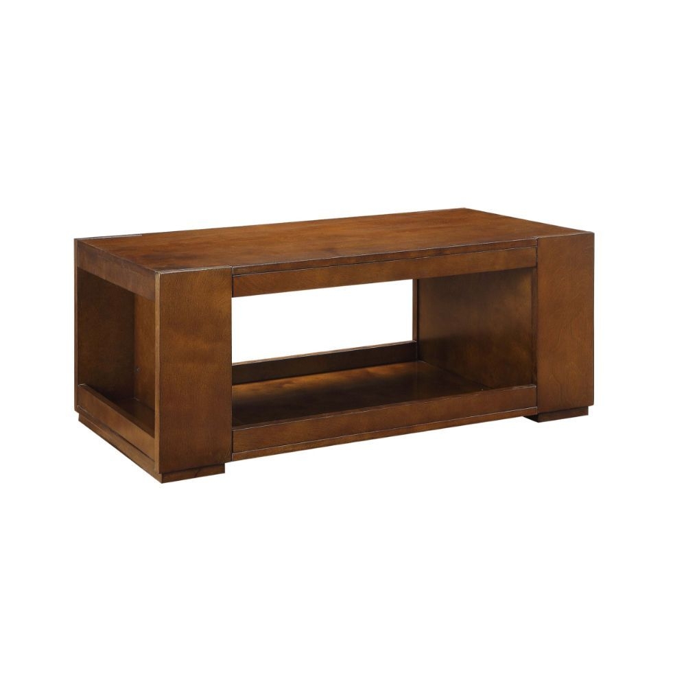 Pisanio Wood Rectangular Storage Coffee Table Set