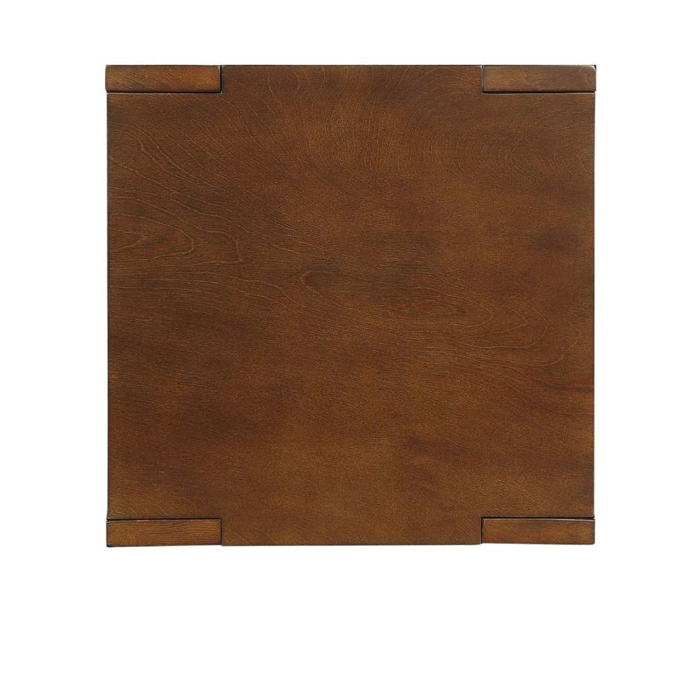 Pisanio Wood Square Storage End Table