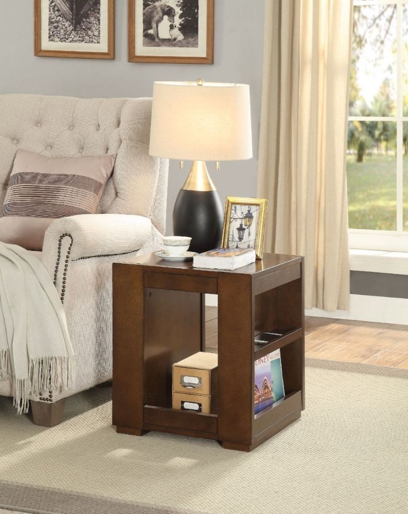 Pisanio Wood Rectangular Storage Coffee Table Set