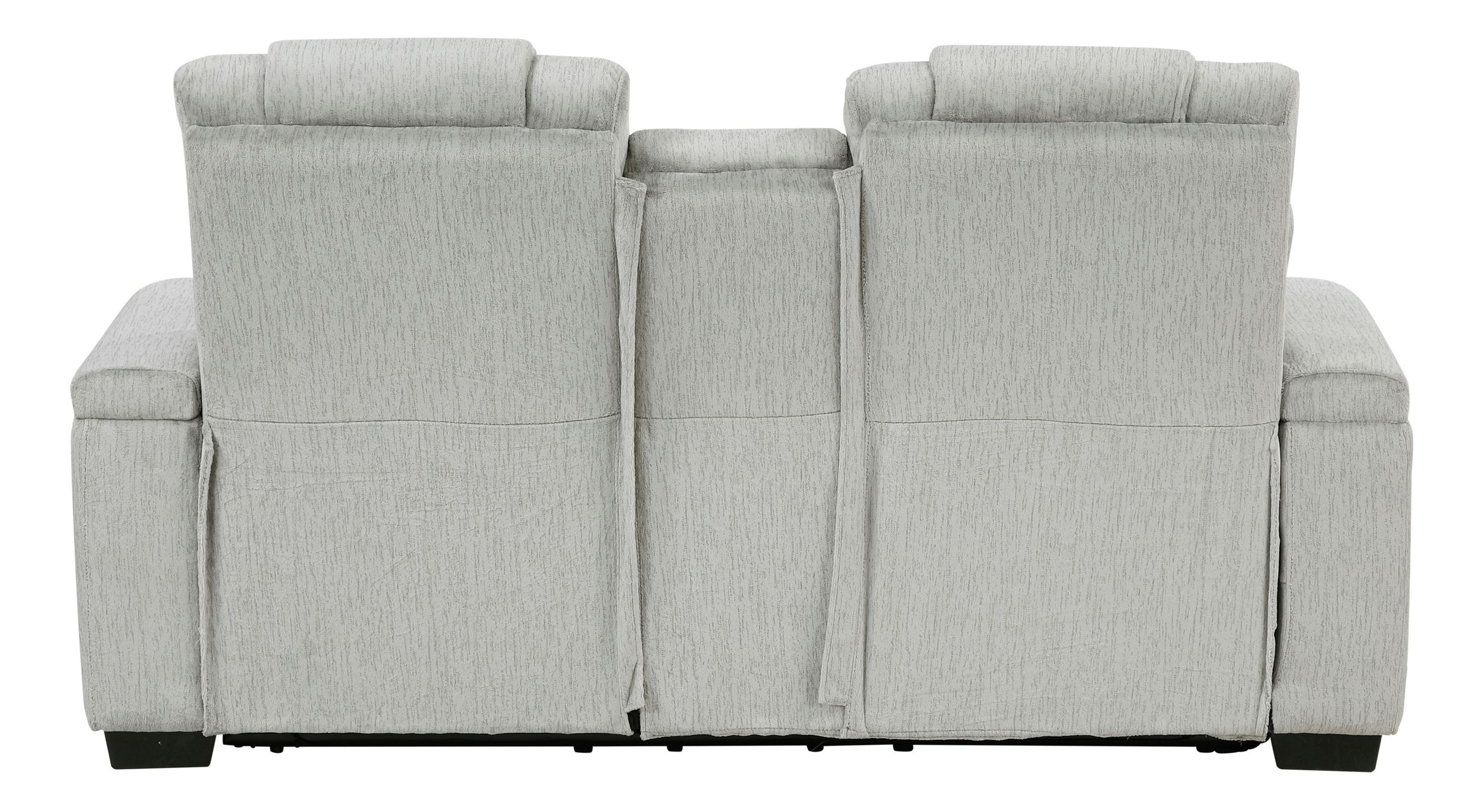 Ronan Microfiber Double Reclining Living Room Set with LED Lighting