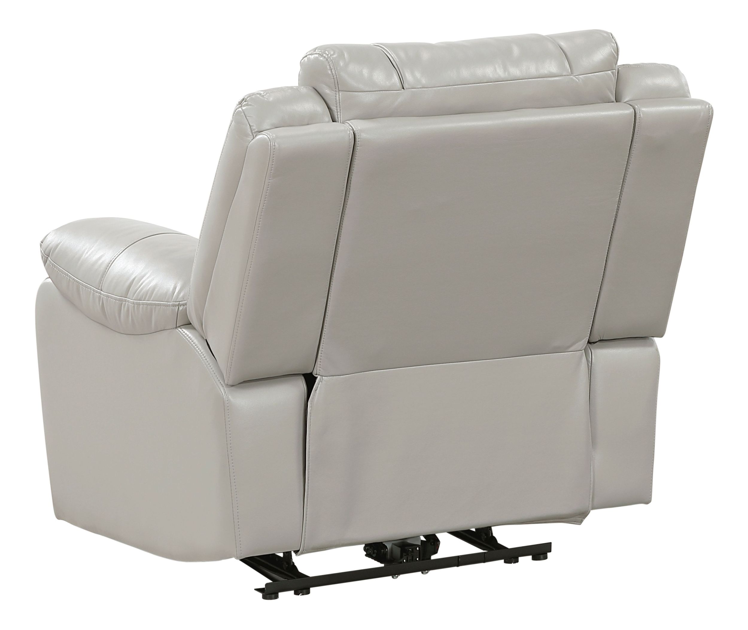 Huron Faux Leather Power Reclining Chair with LED Lighting