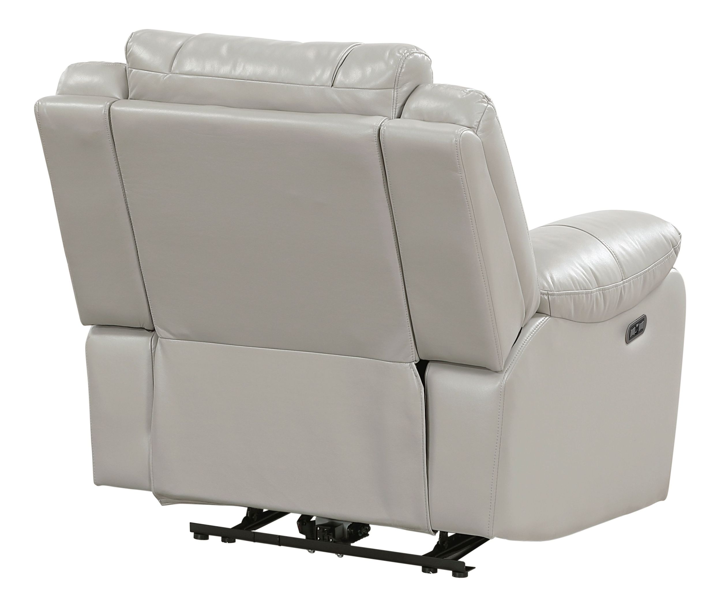 Huron Faux Leather Power Reclining Chair with LED Lighting
