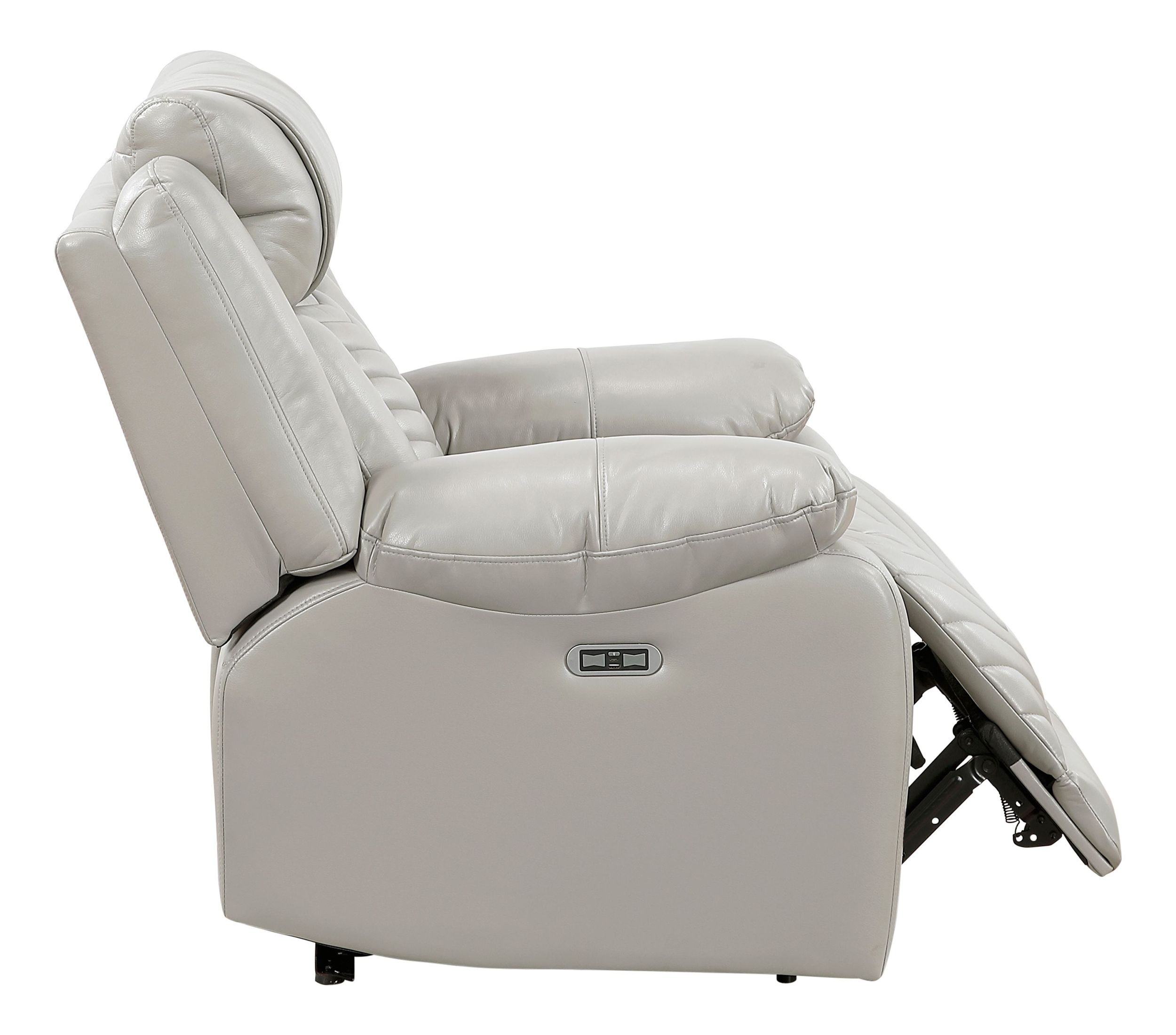 Huron Faux Leather Power Reclining Chair with LED Lighting