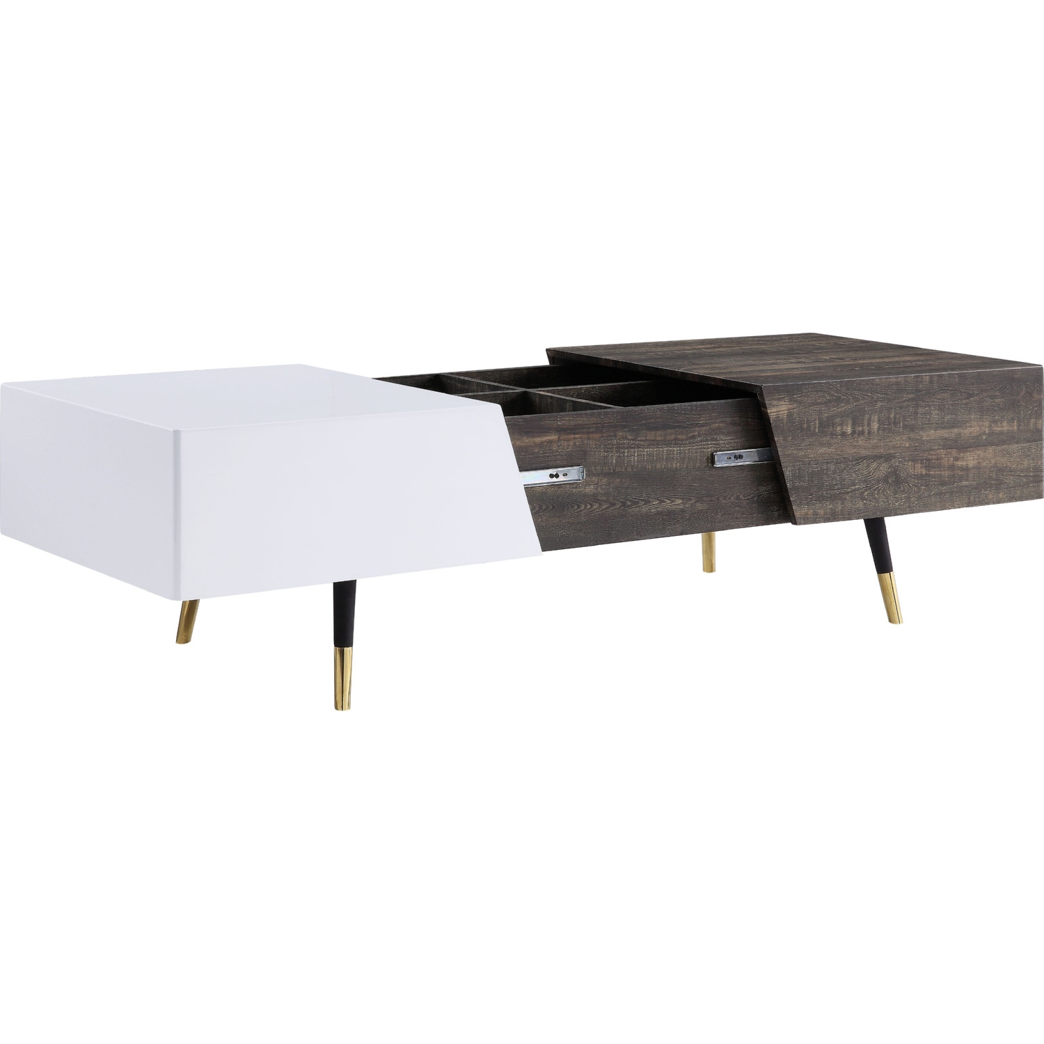 Orion Wood Storage Rectangular Coffee Table