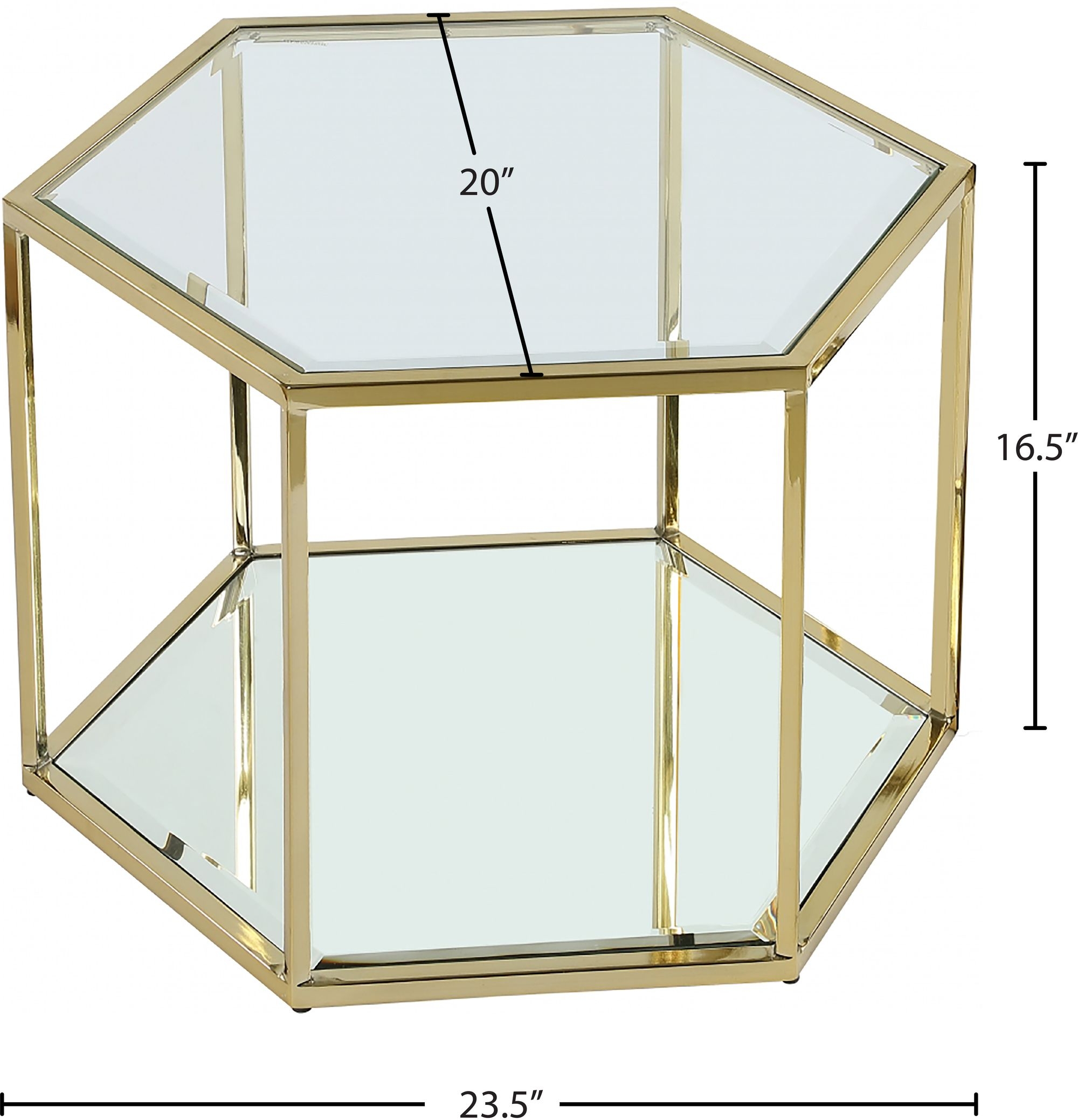 Sei 20" Glass Coffee Table