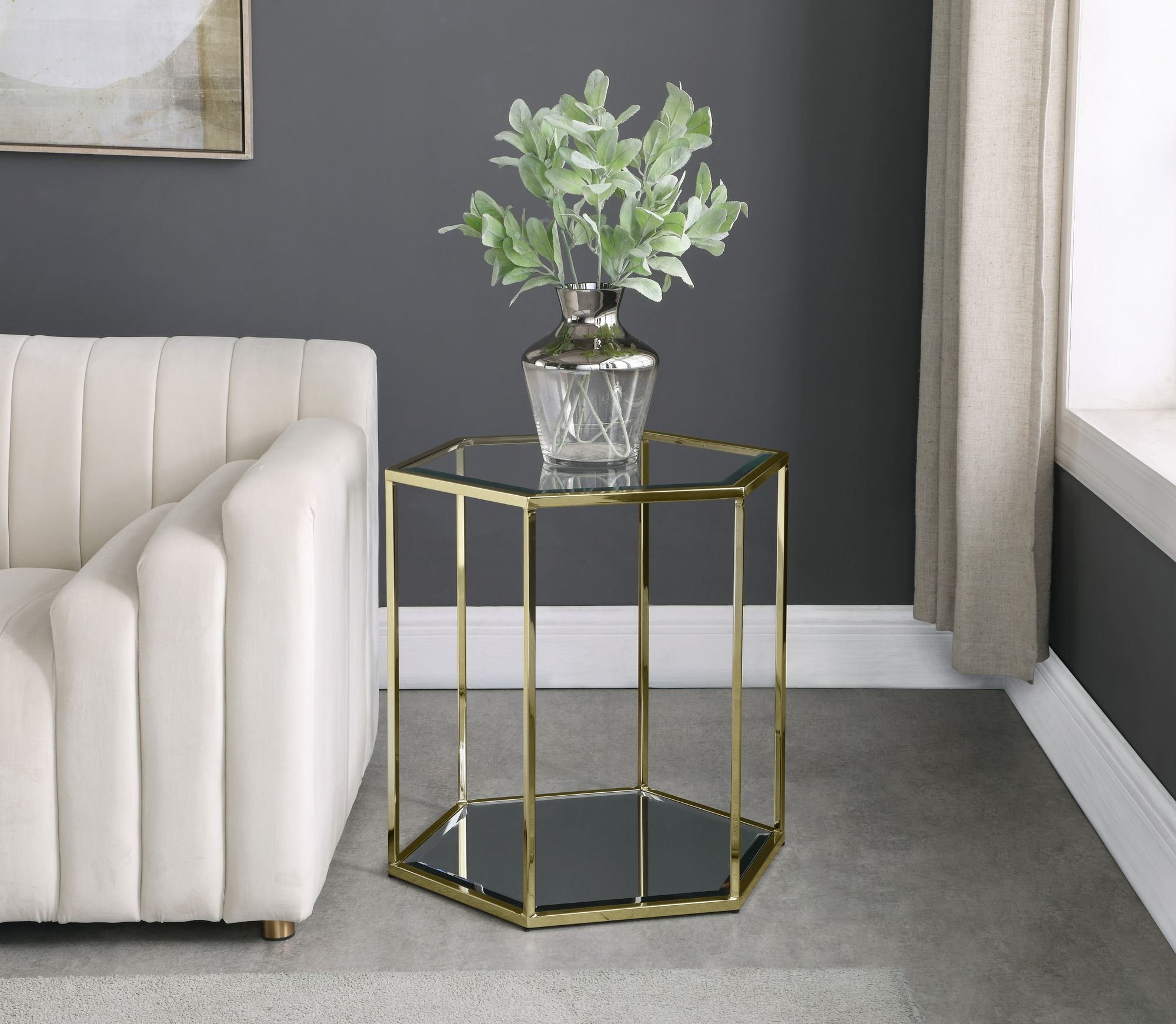 Sei 20" Glass End Table
