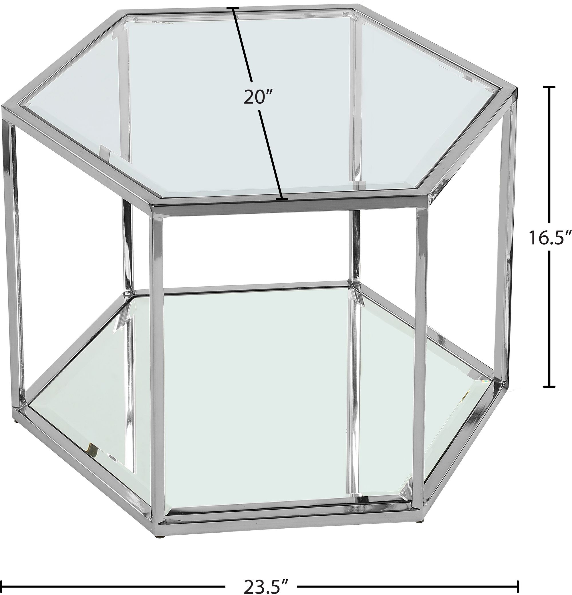 Sei 20" Glass Coffee Table