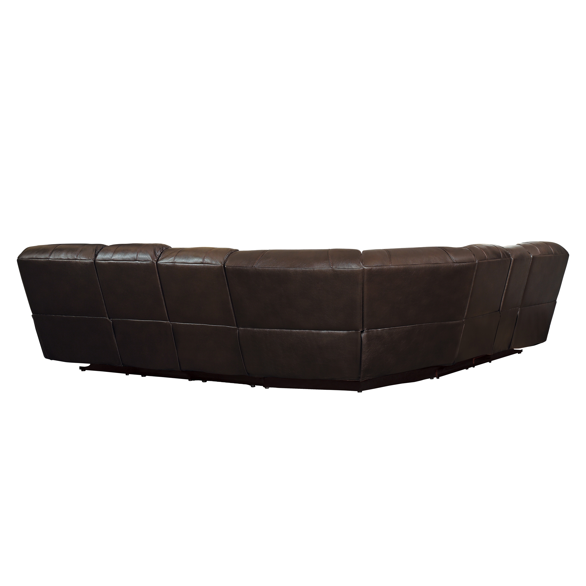 Pecos Leatherette Sectional Sofa