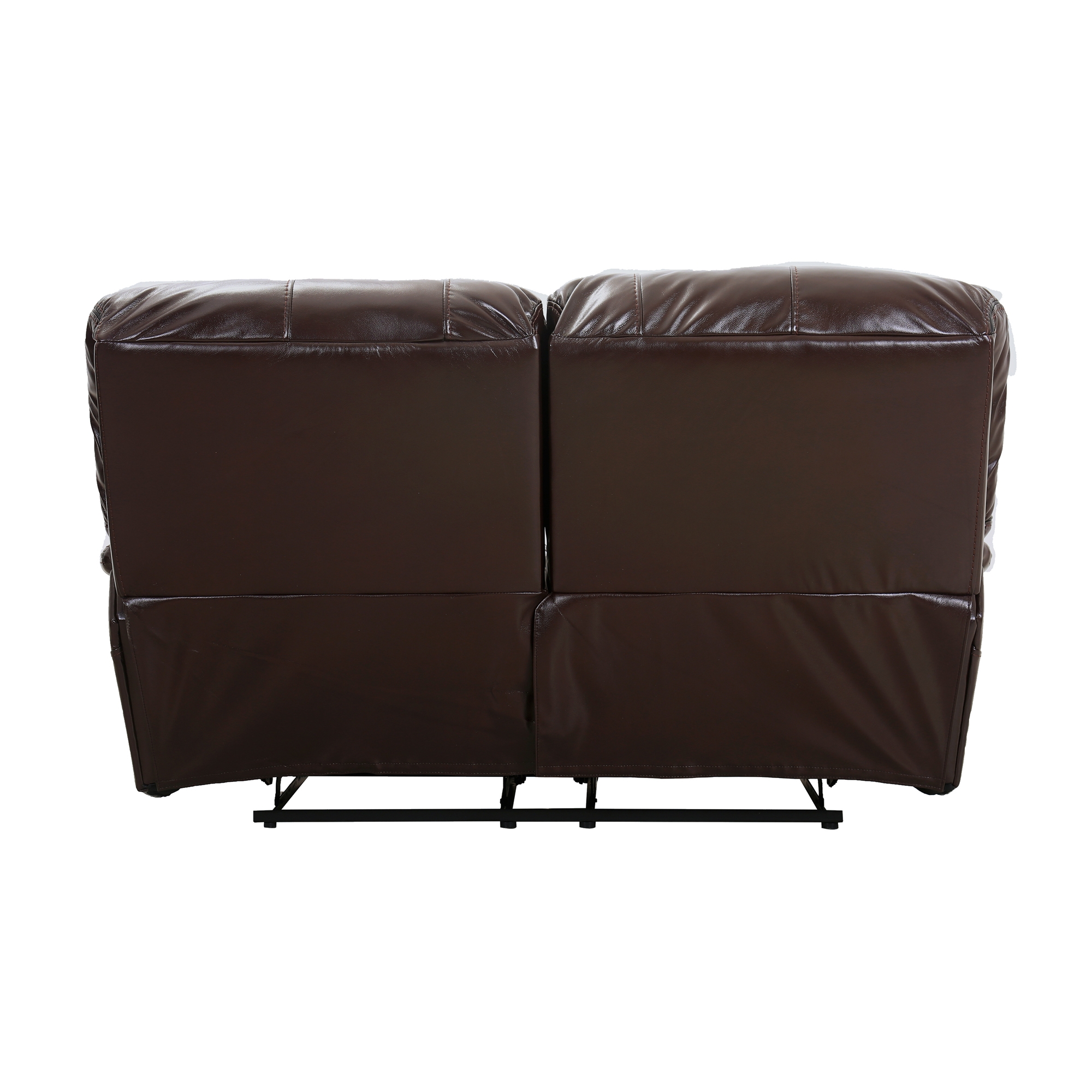 Pecos Leatherette Reclining Loveseat