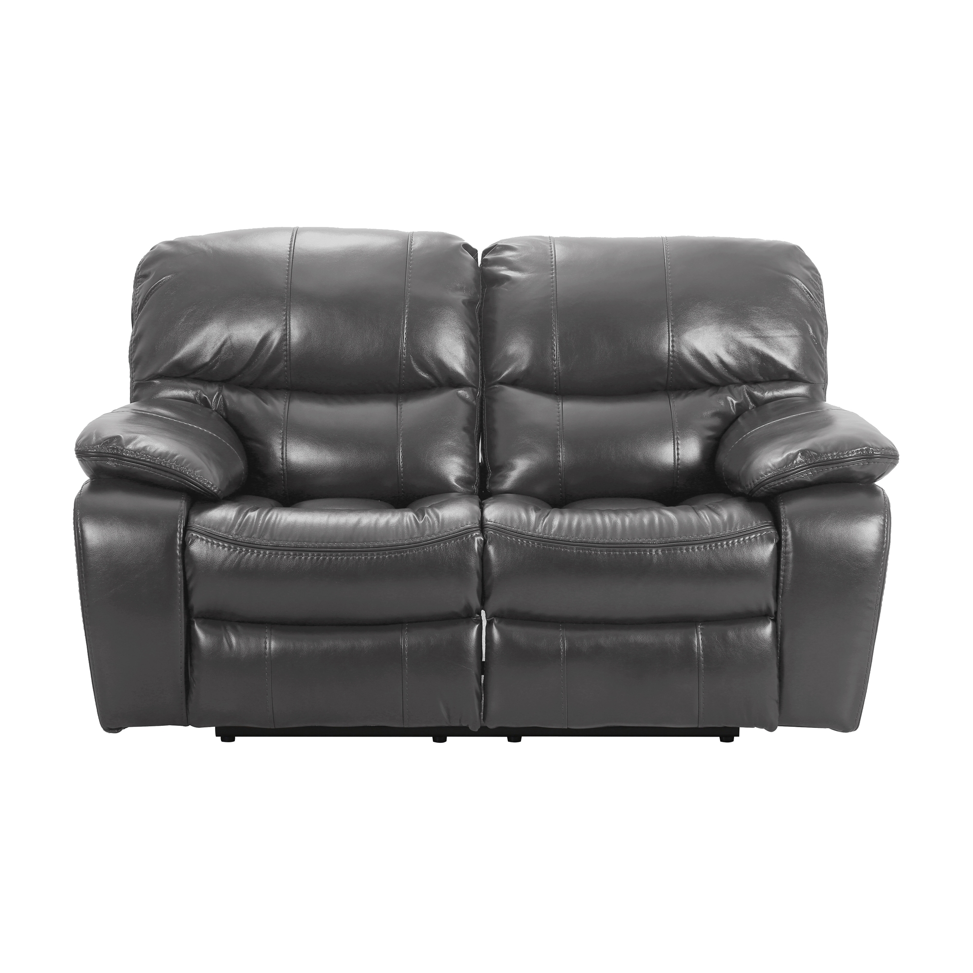 Pecos Leatherette Reclining Loveseat