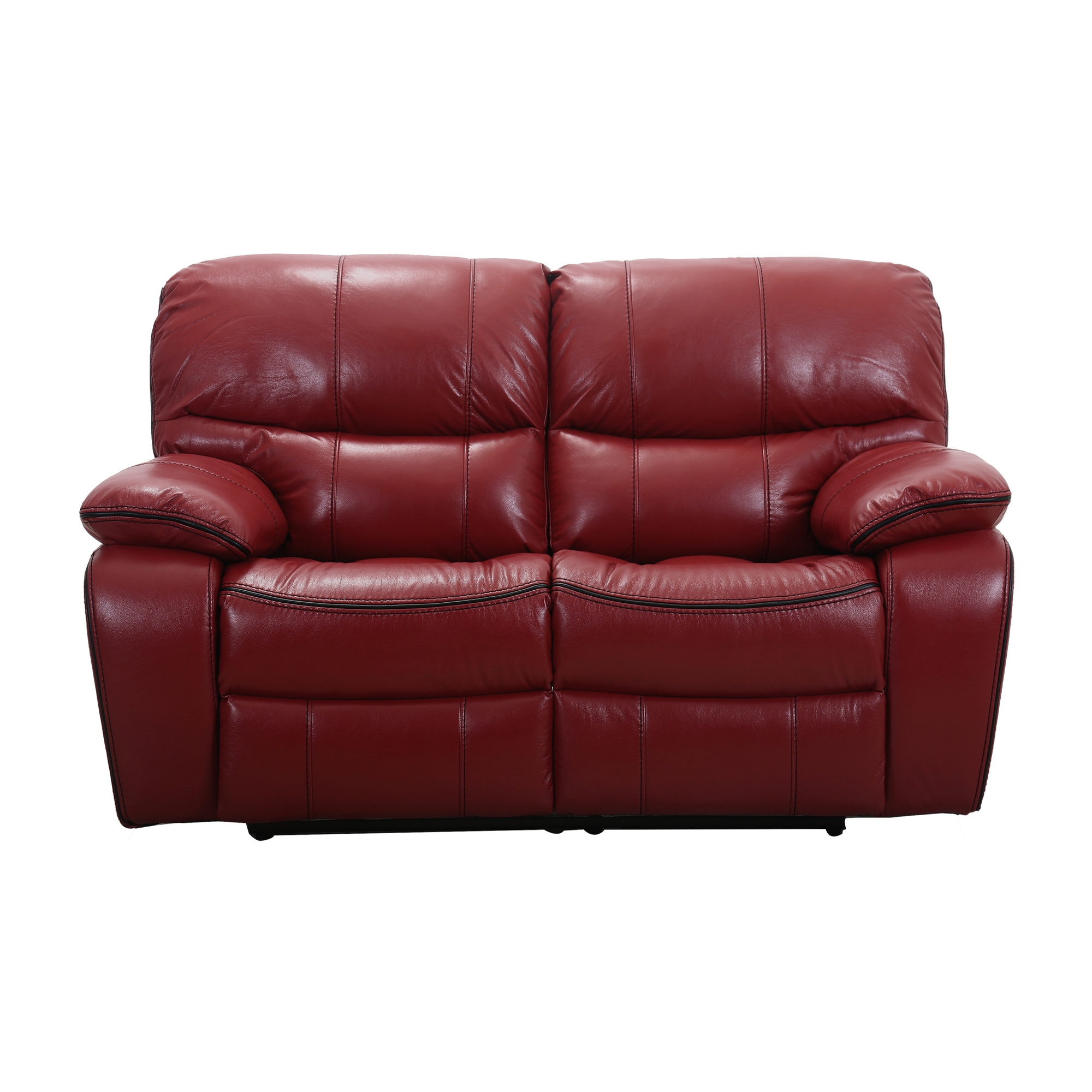 Pecos Leatherette Reclining Loveseat
