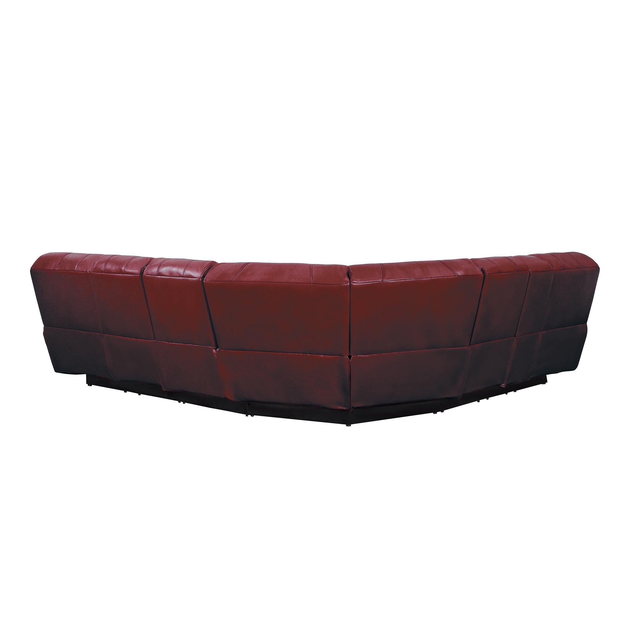 Pecos Leatherette Sectional Sofa