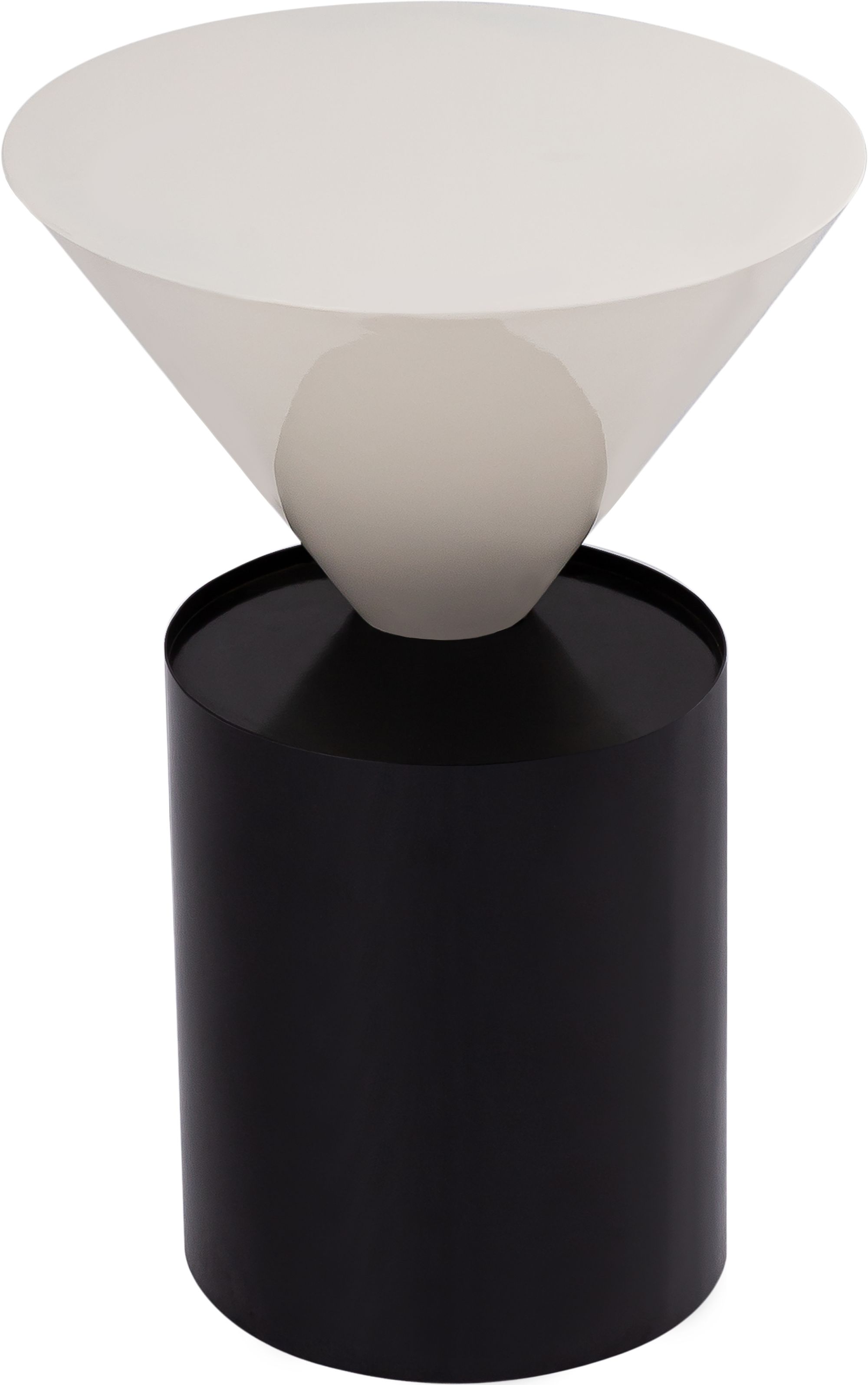 Damon 15" Round Metal End Table