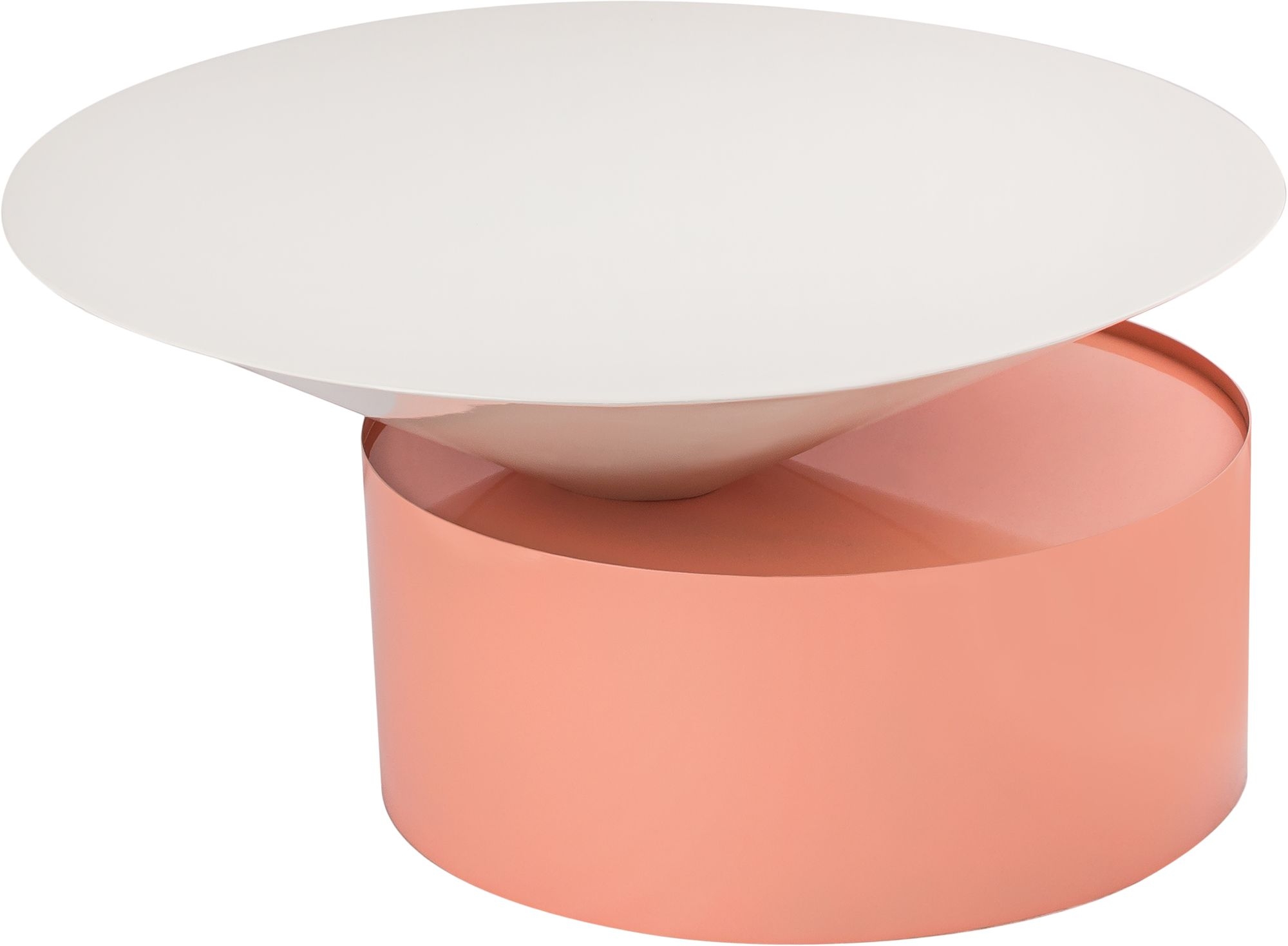 Damon 30" Round Metal Coffee Table