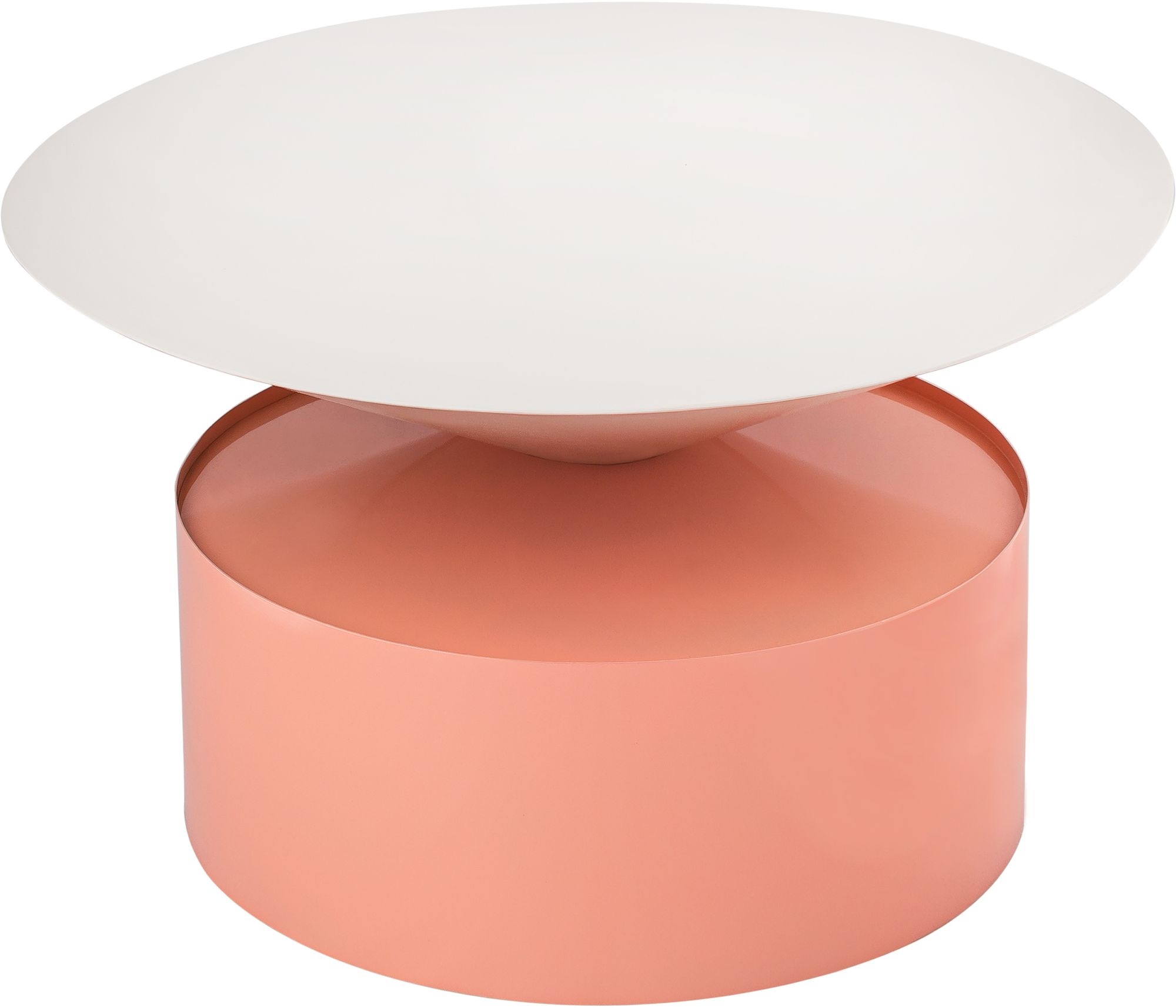 Damon 30" Round Metal Coffee Table