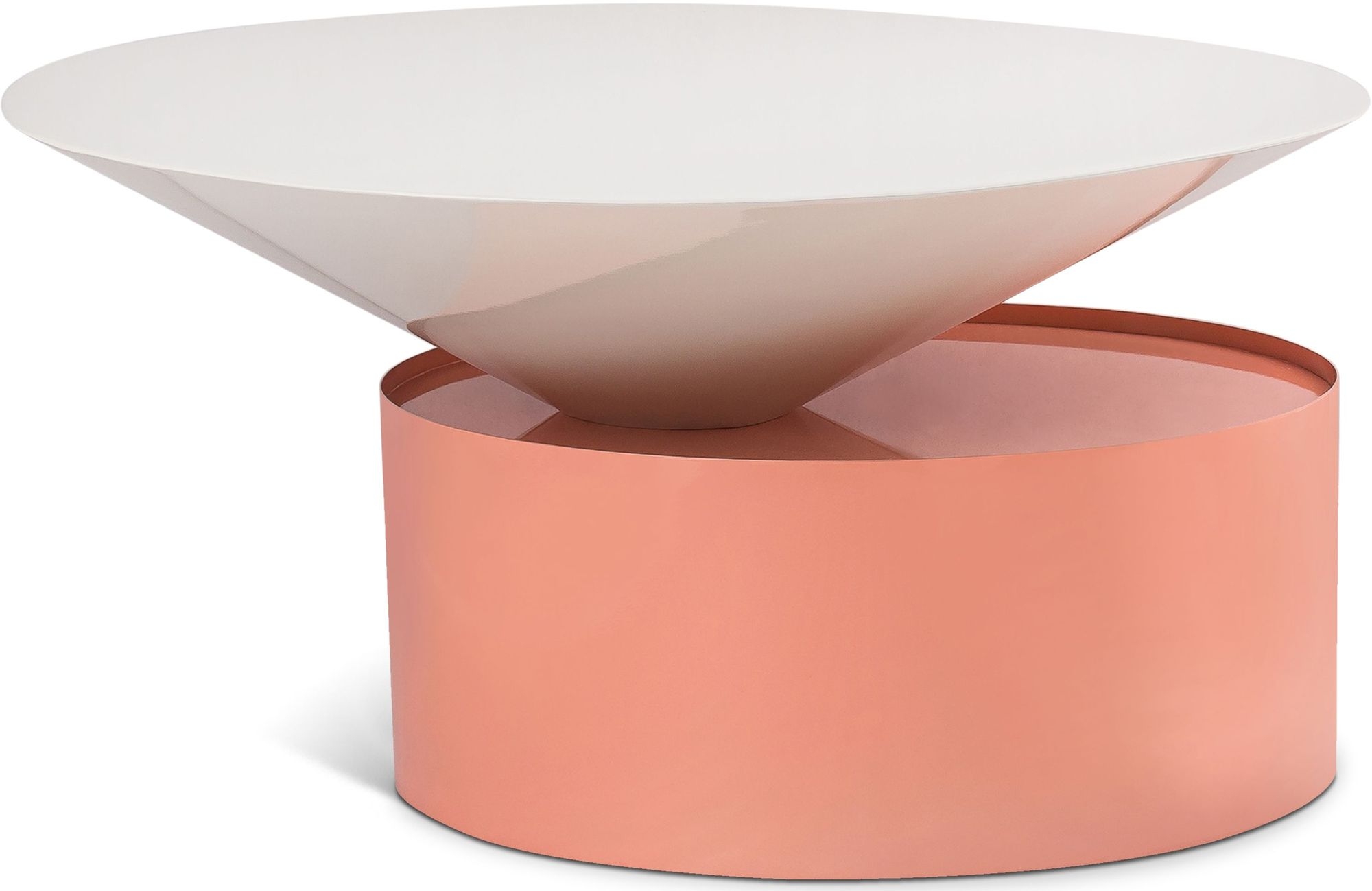 Damon 30" Round Metal Coffee Table