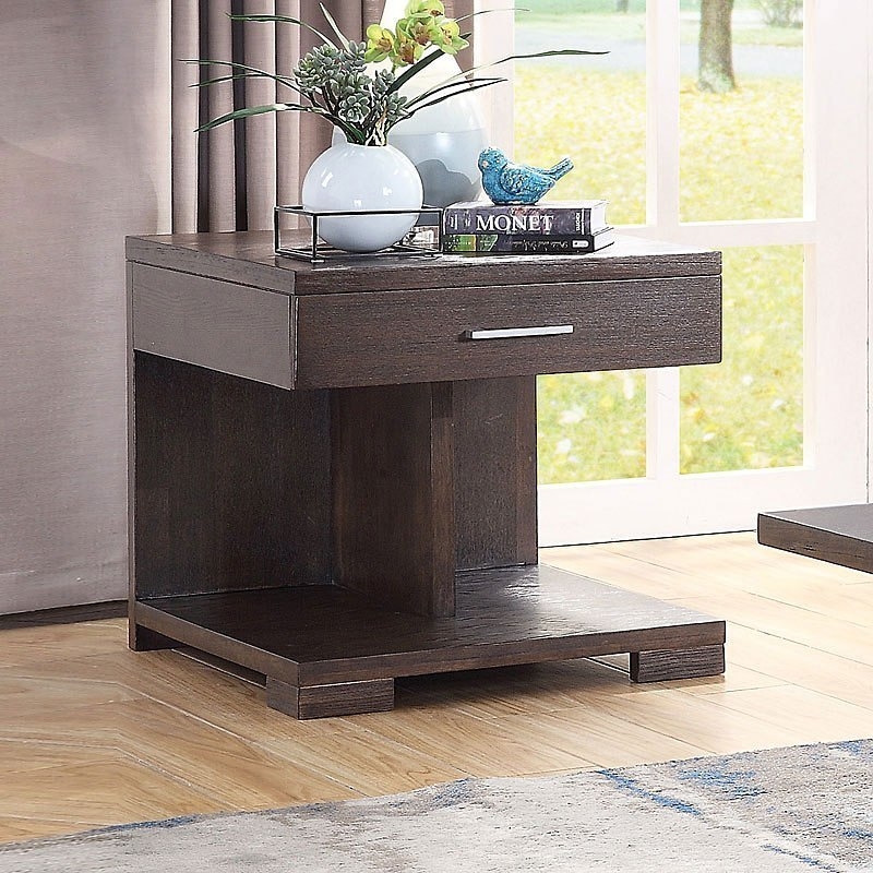 Niamey Wood Coffee Table Set