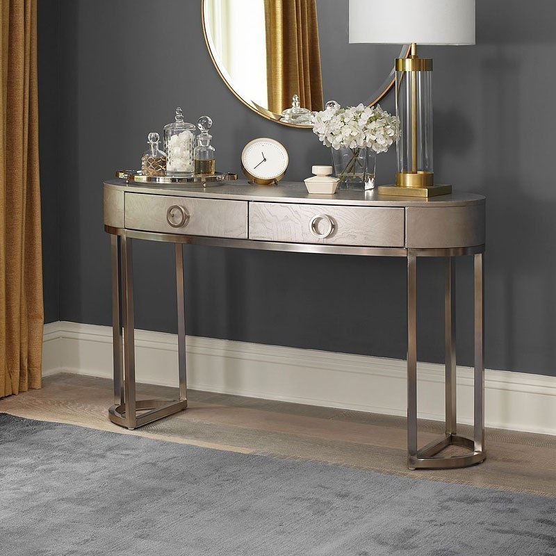 SM Montage Wood Vanity Table w/2 Drawers