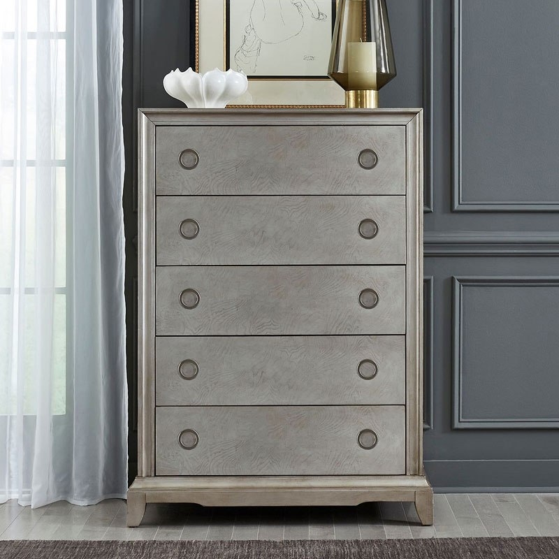 SM Montage Wood Chest w/5 Drawers