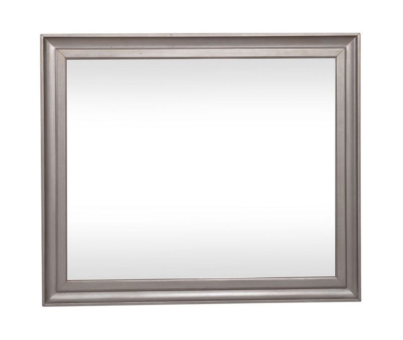 SM Montage Wood Bedroom Mirror w/Lighting