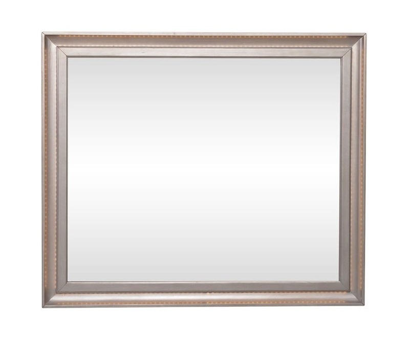 SM Montage Wood Bedroom Mirror w/Lighting