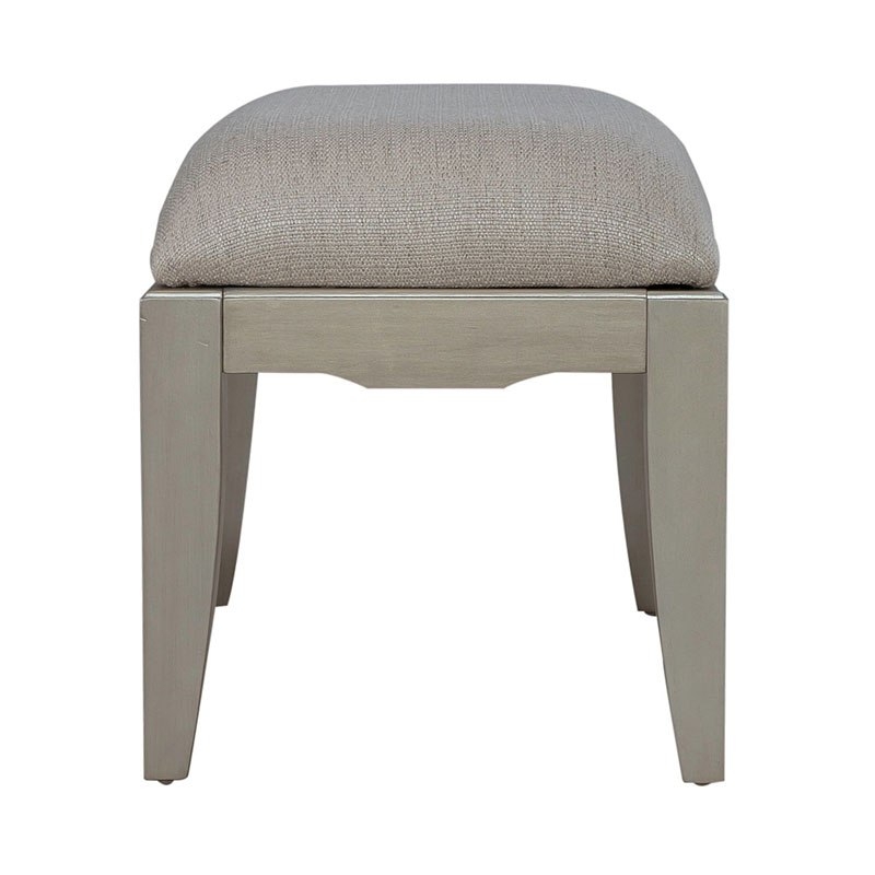 SM Montage Fabric/Wood Vanity Bench