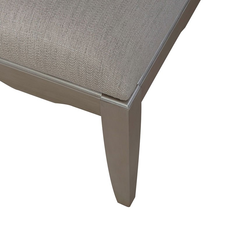 SM Montage Fabric/Wood Vanity Bench