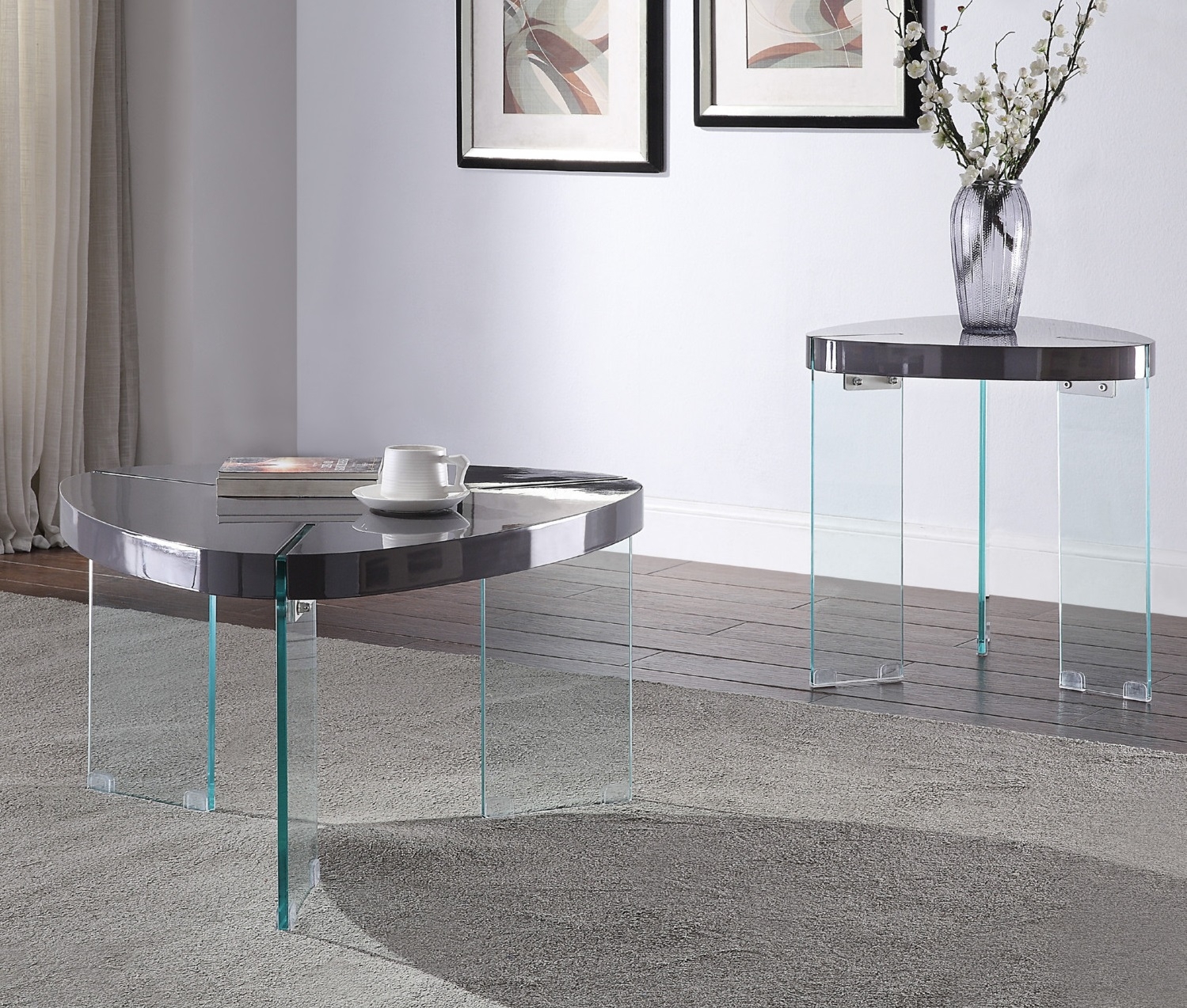 Noland Triangular End Table