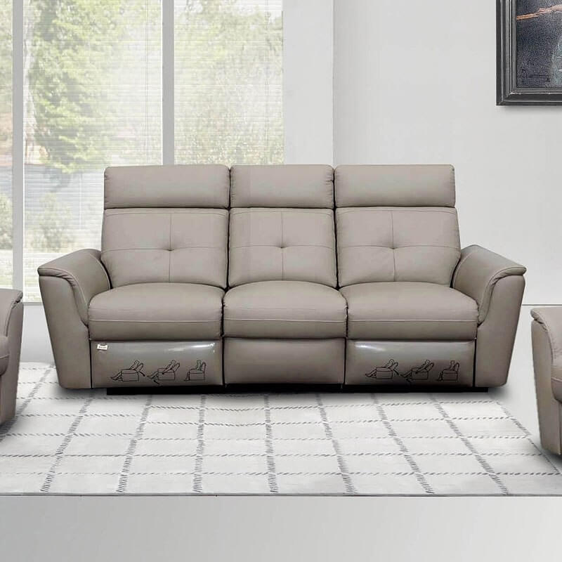 8501 Leather/Eco-Leather Living Room Set w/Recliner by ESF Furniture