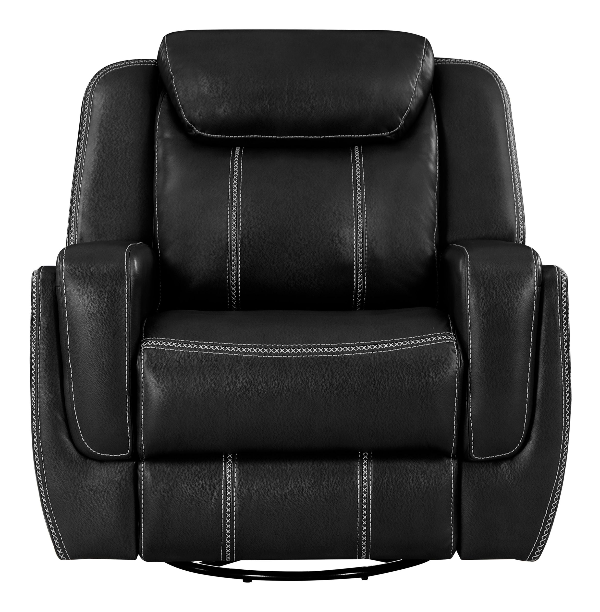 Littleton Faux Leather Double Reclining Living Room Set