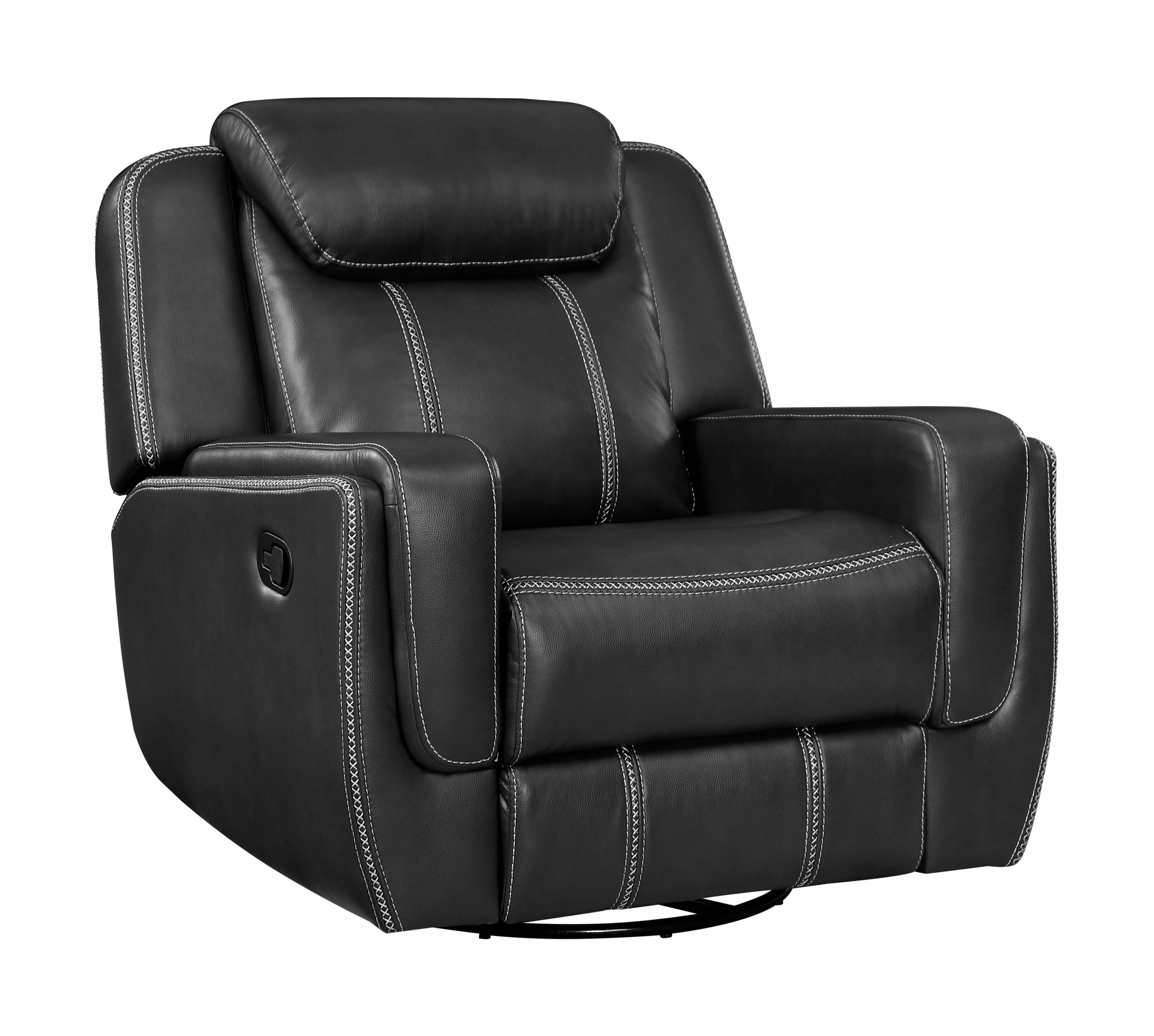 Littleton Faux Leather Double Reclining Living Room Set
