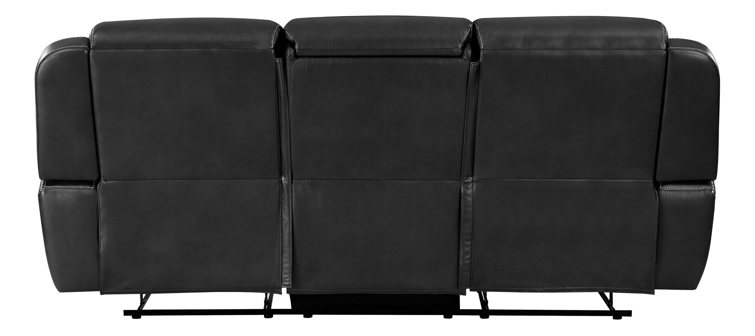 Littleton Faux Leather Double Reclining Living Room Set