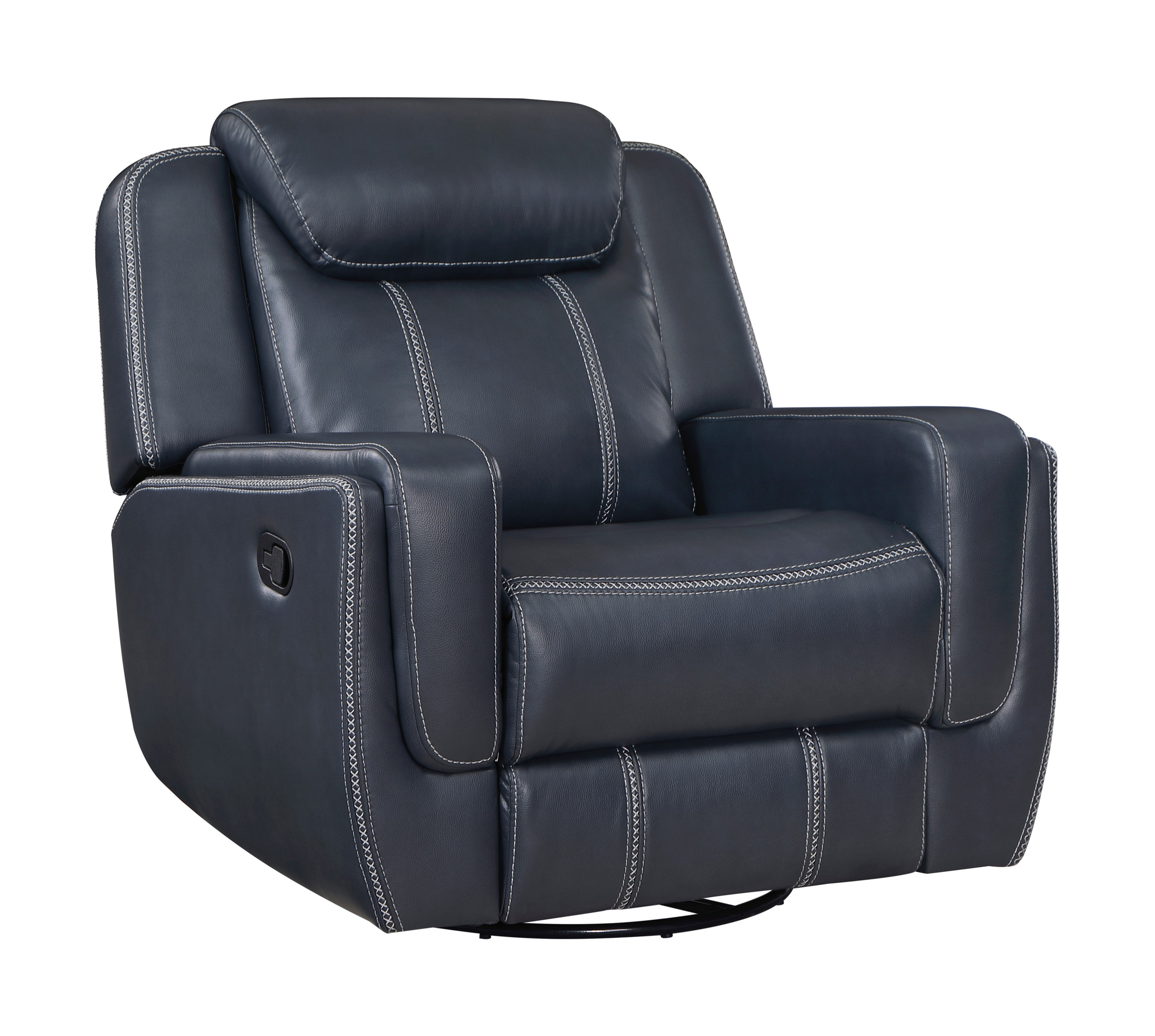 Littleton Faux Leather Double Reclining Living Room Set