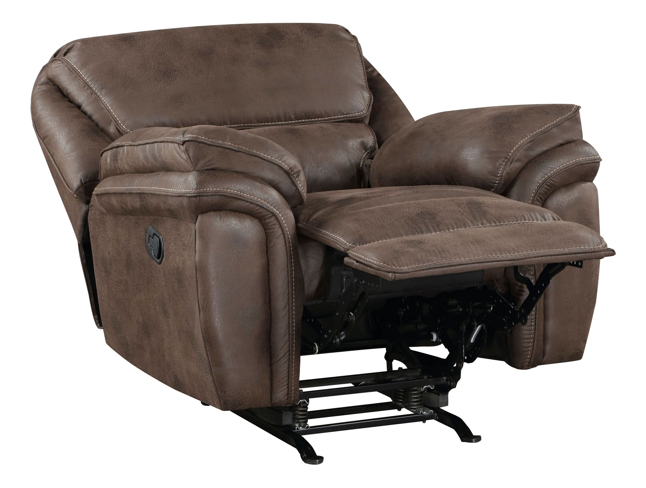Proctor Microfiber Double Reclining Living Room Set
