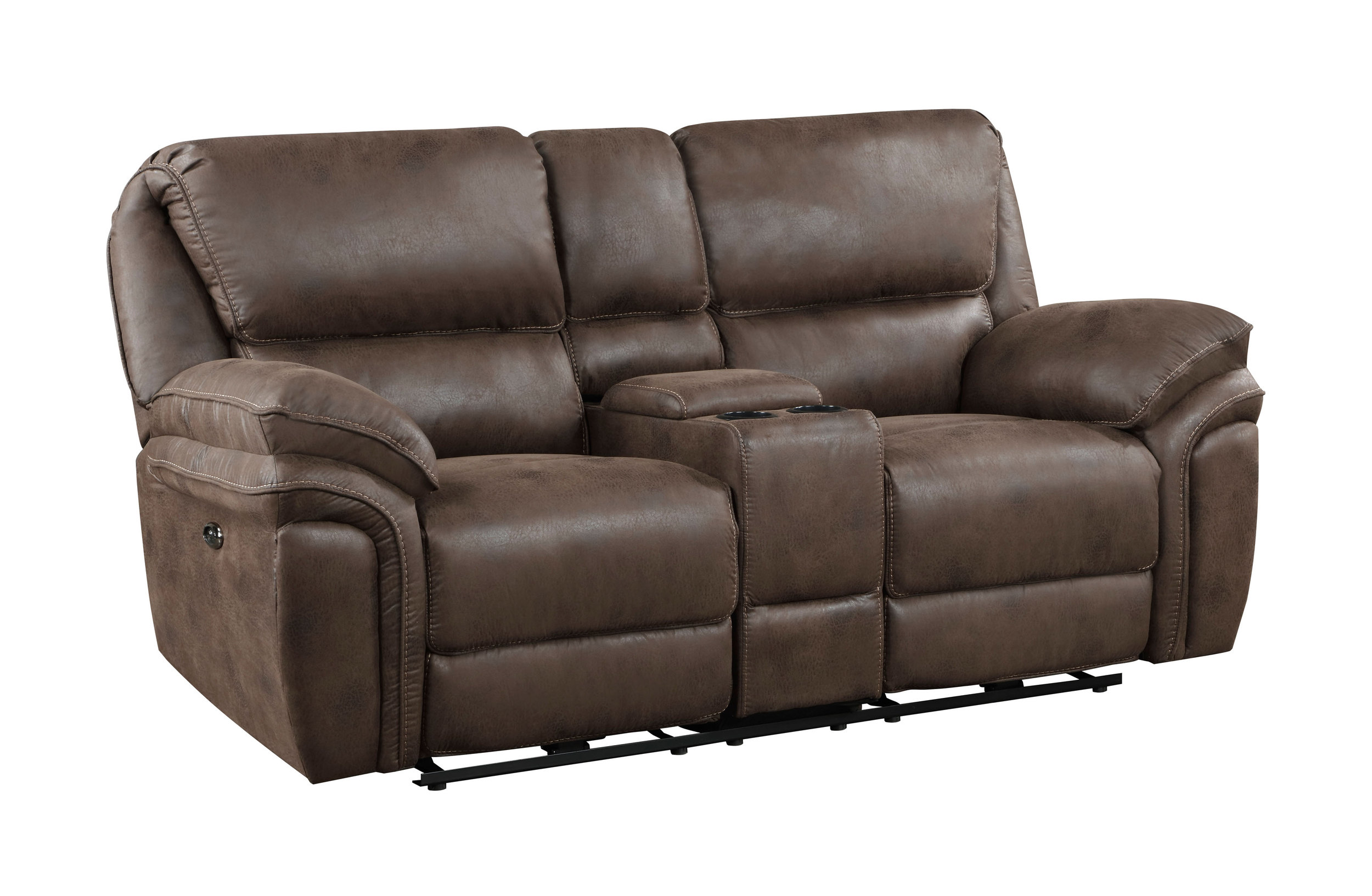 Proctor Microfiber Double Reclining Living Room Set