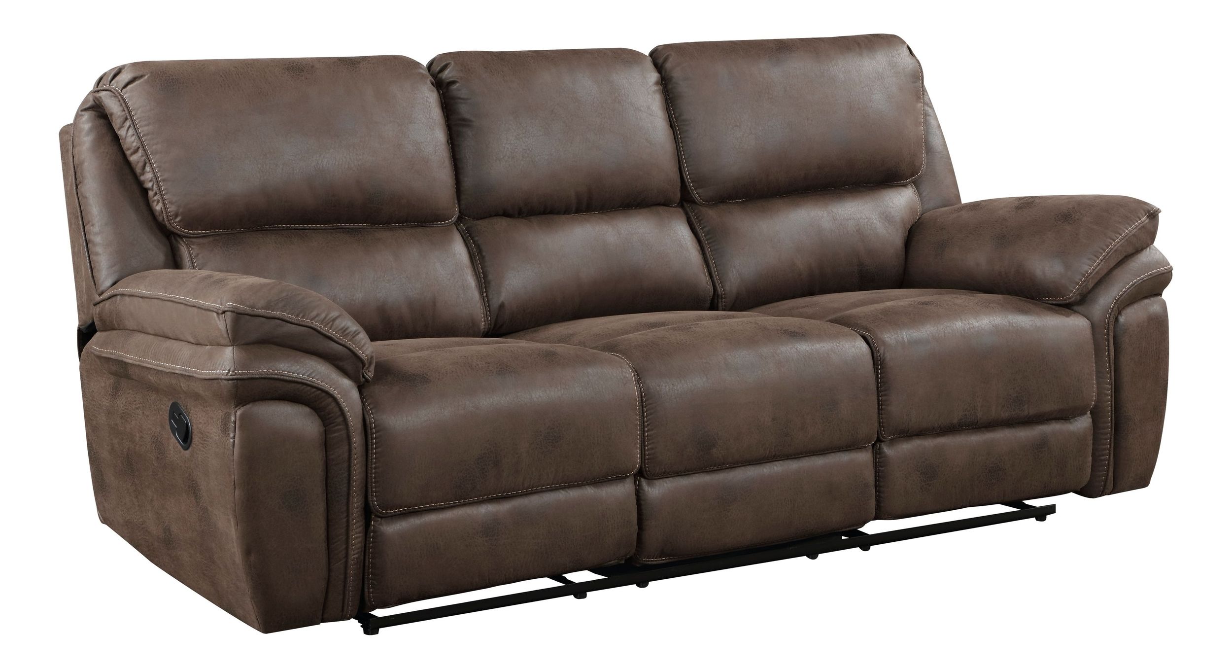 Proctor Microfiber Double Reclining Living Room Set