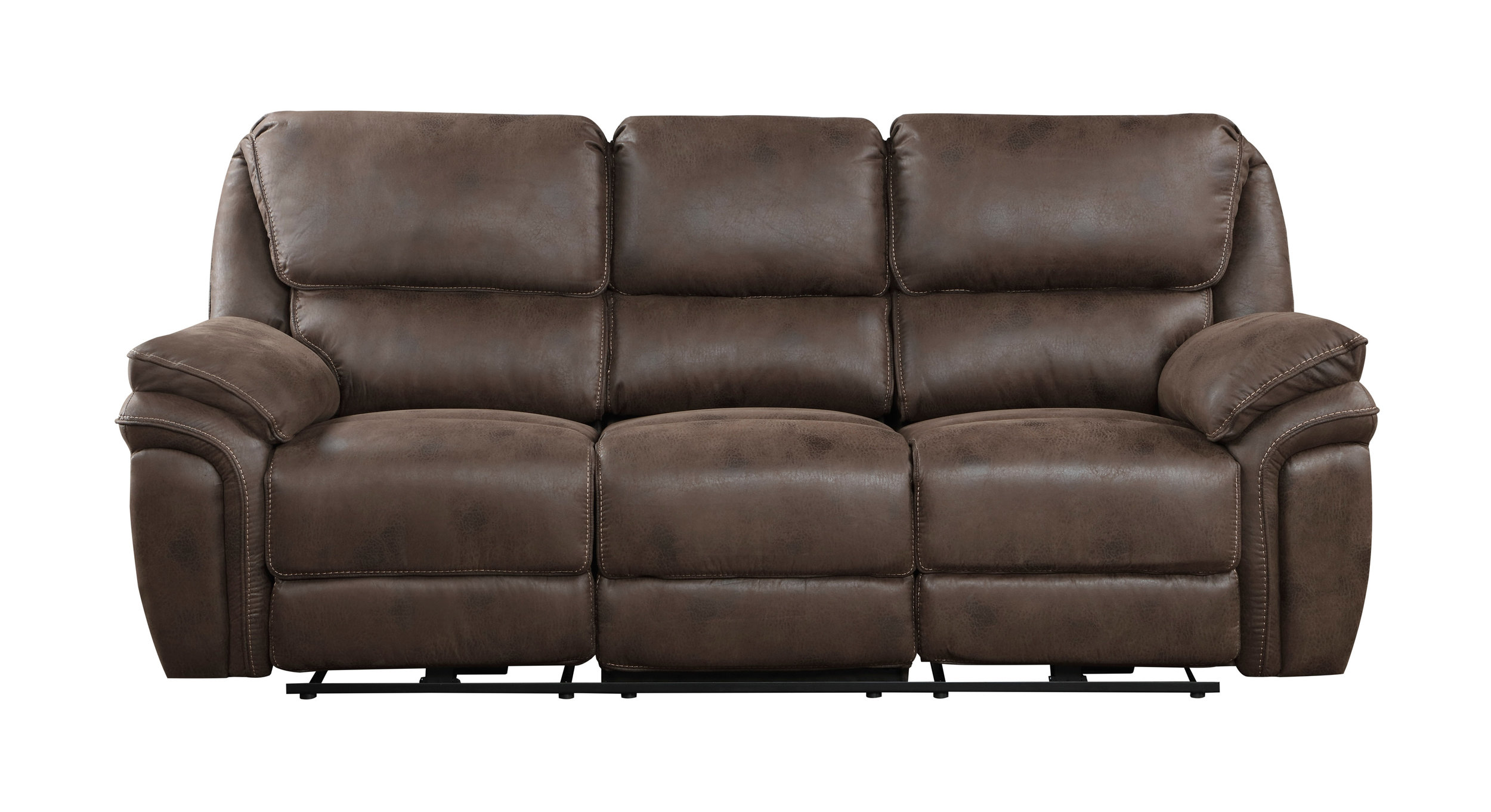 Proctor Microfiber Power Double Reclining Living Room Set
