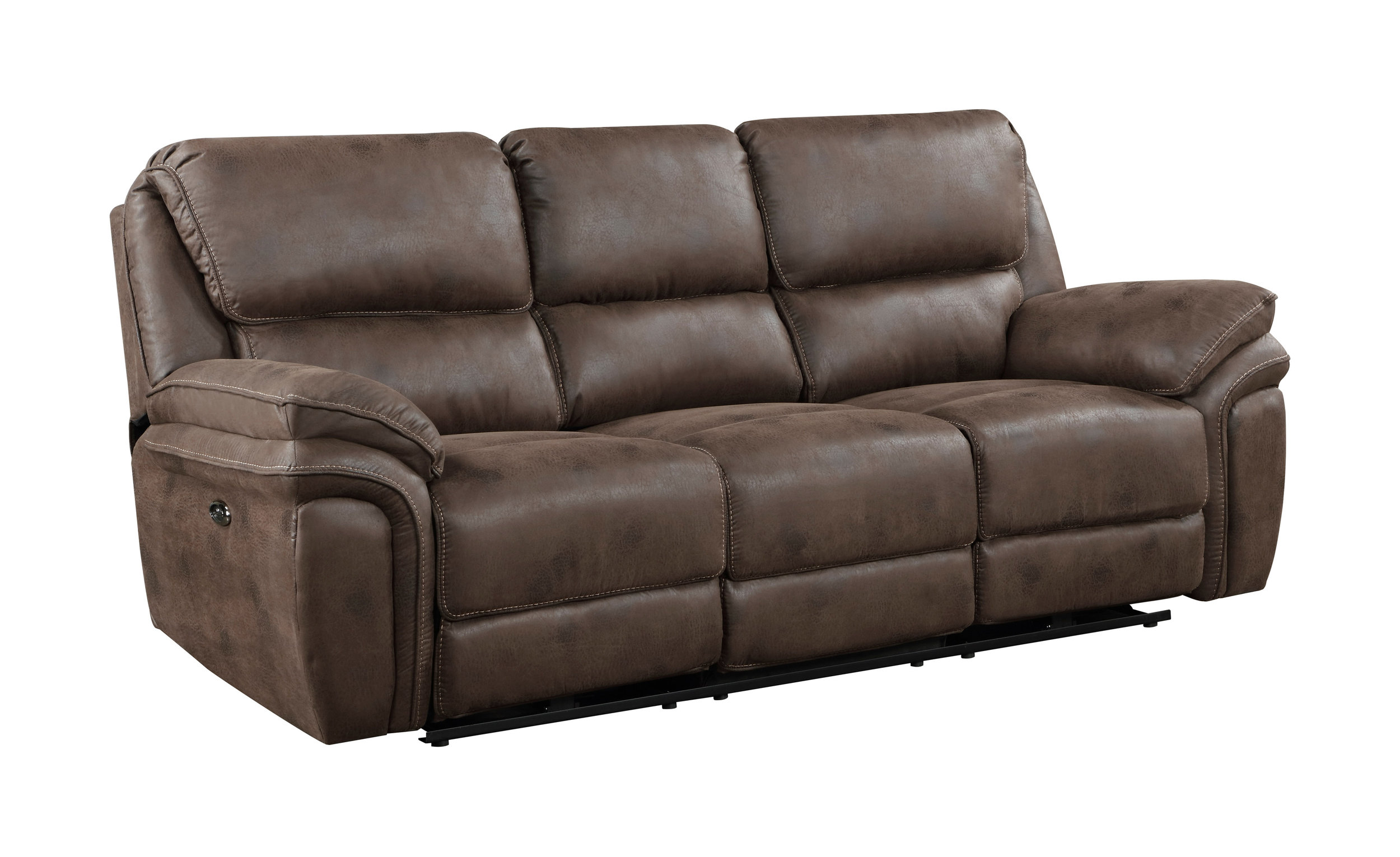 Proctor Microfiber Power Double Reclining Living Room Set