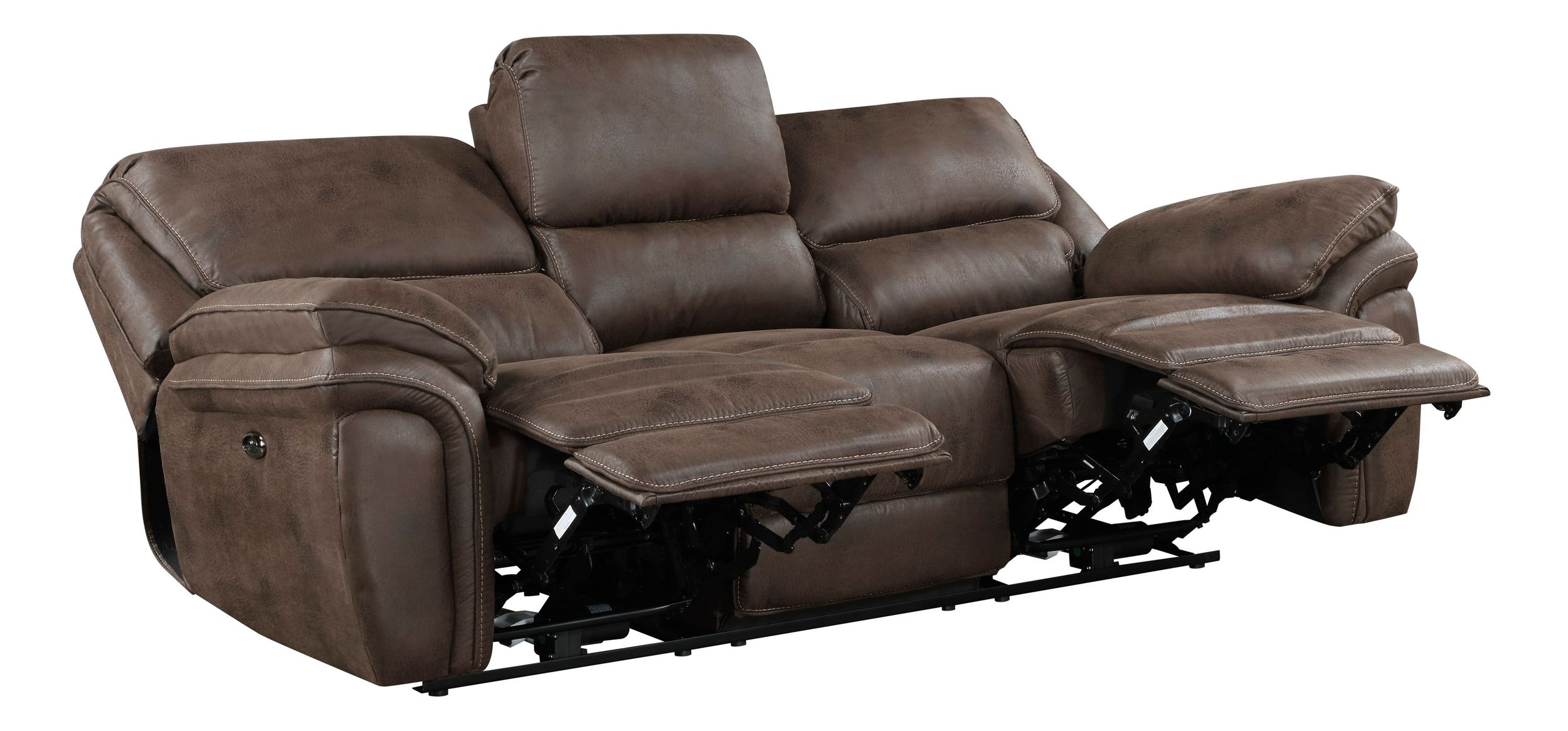 Proctor Microfiber Power Double Reclining Living Room Set