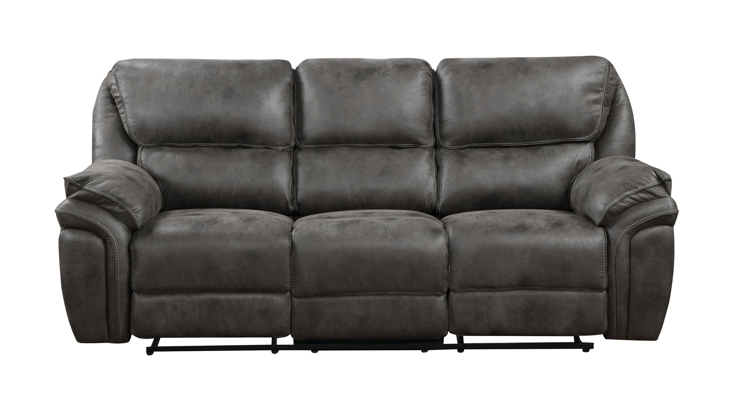 Proctor Microfiber Double Reclining Sofa