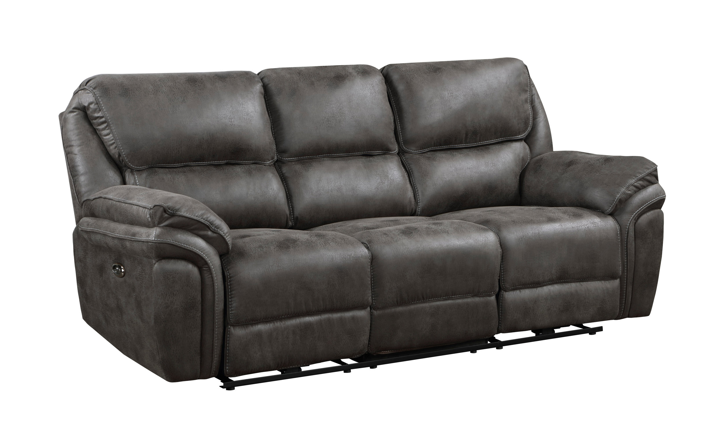 Proctor Microfiber Power Double Reclining Living Room Set