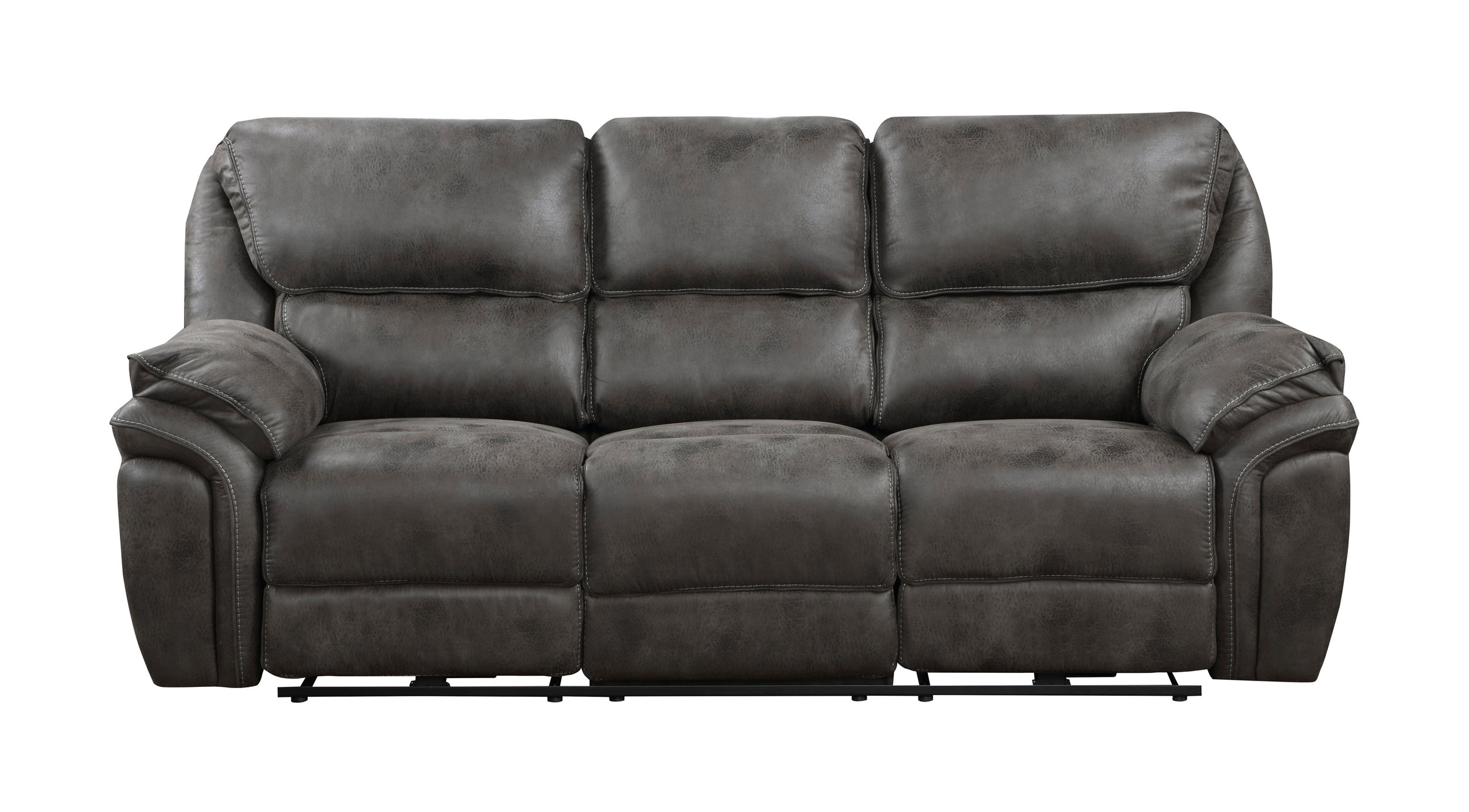Proctor Microfiber Power Double Reclining Living Room Set